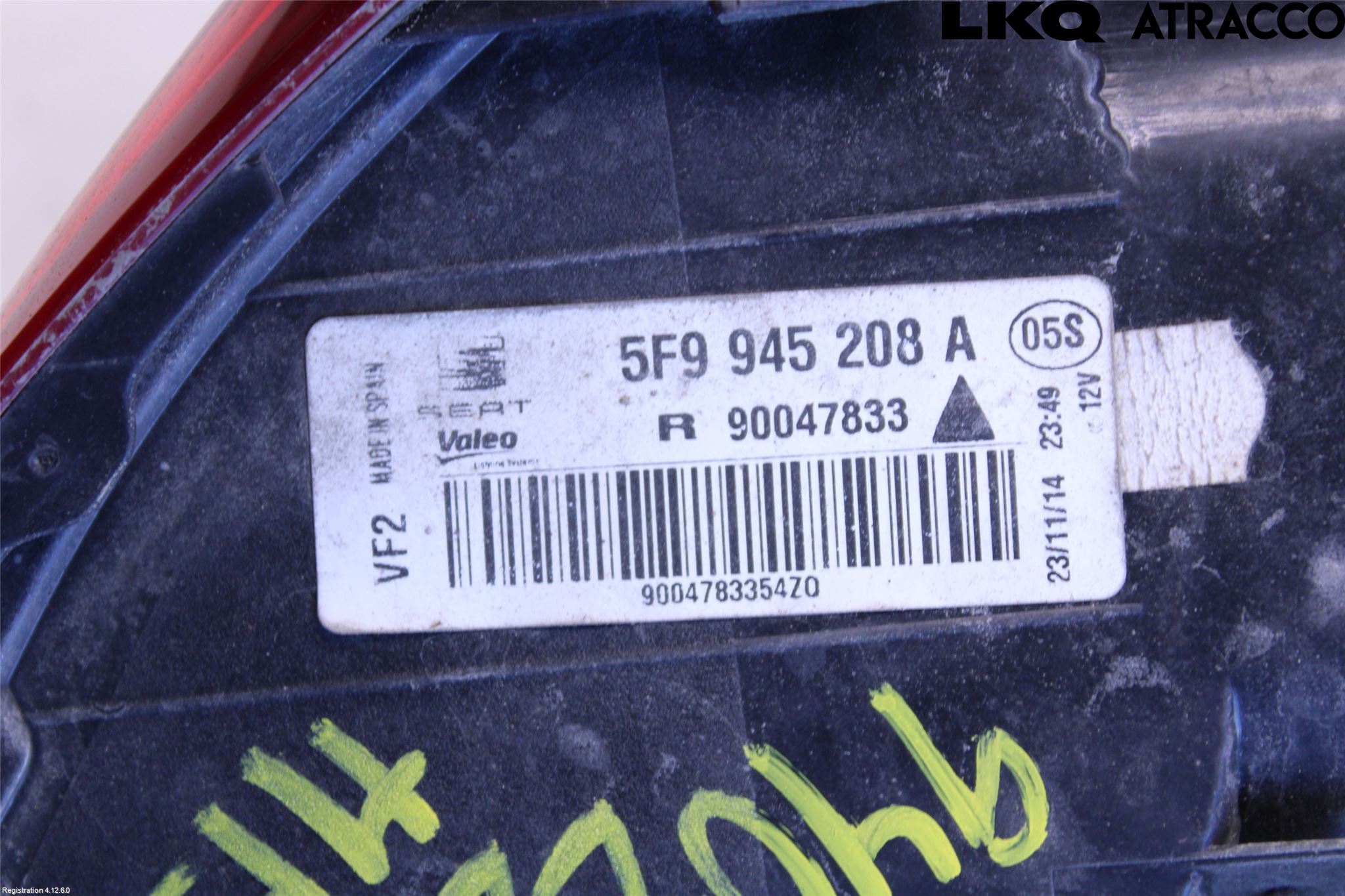 Seat LEON 13-20 Bakljus Höger