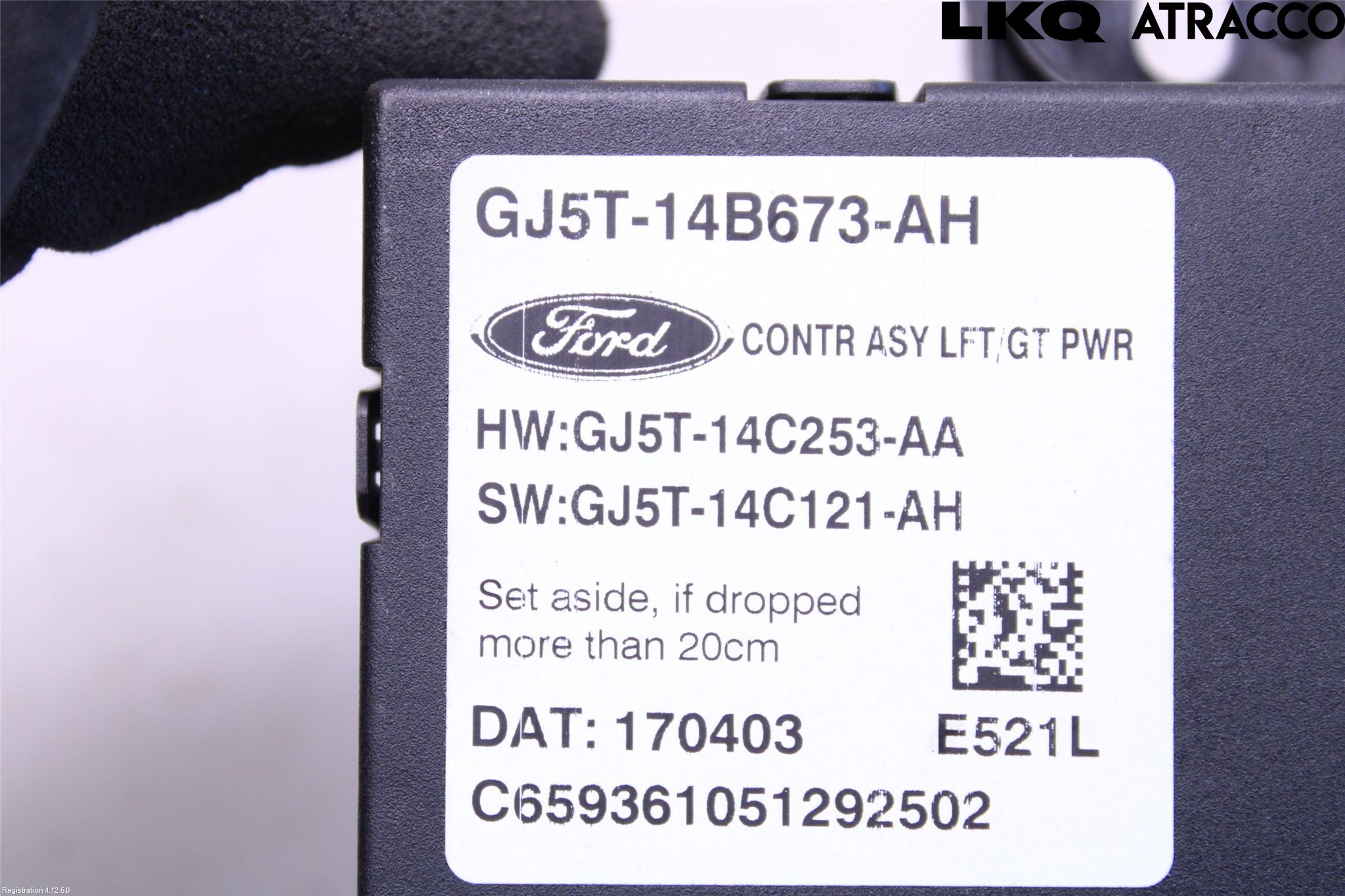 Ford KUGA 13-16 Styrenhet Baklucka