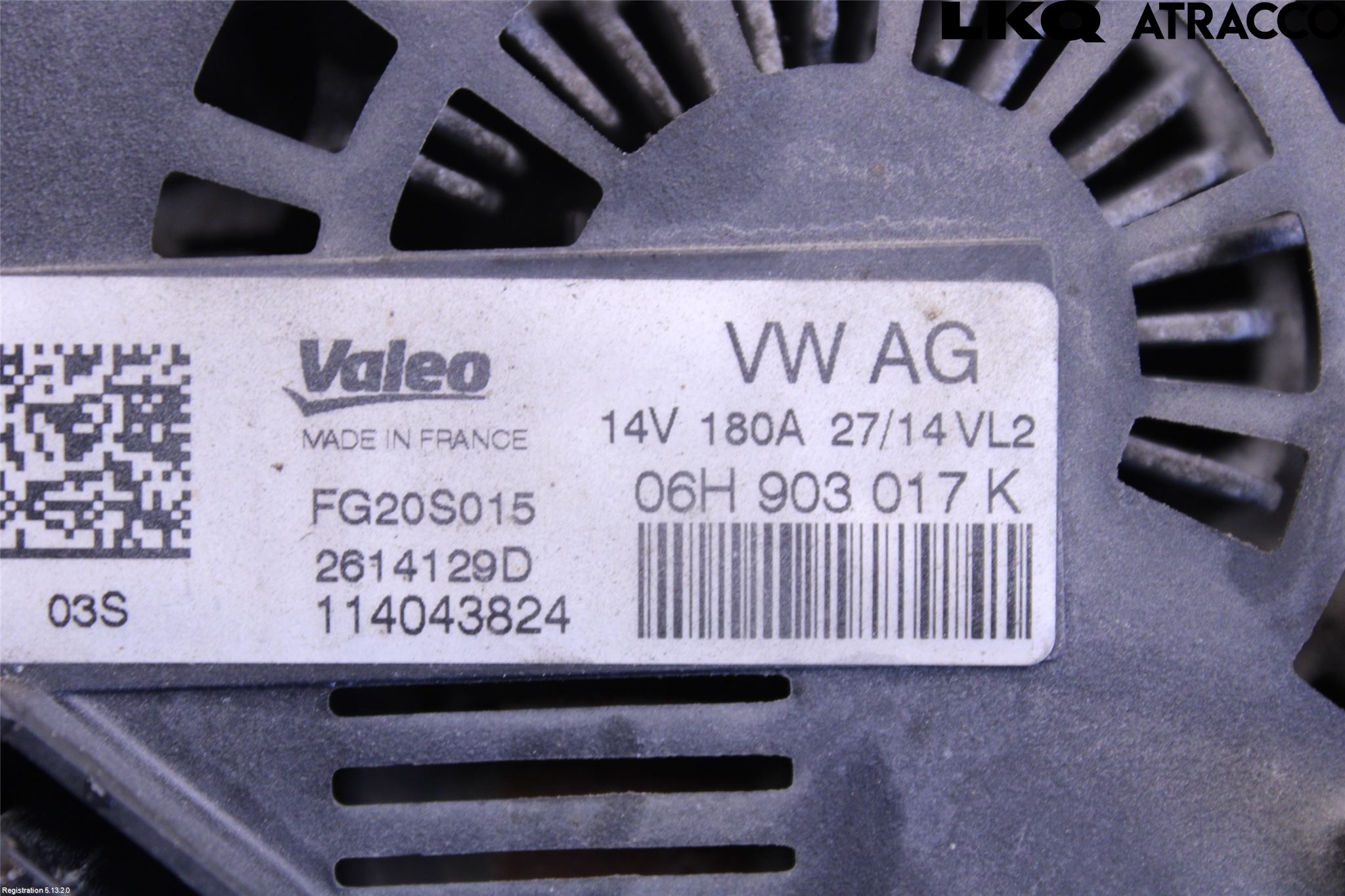 Audi A4 12-15 Generator