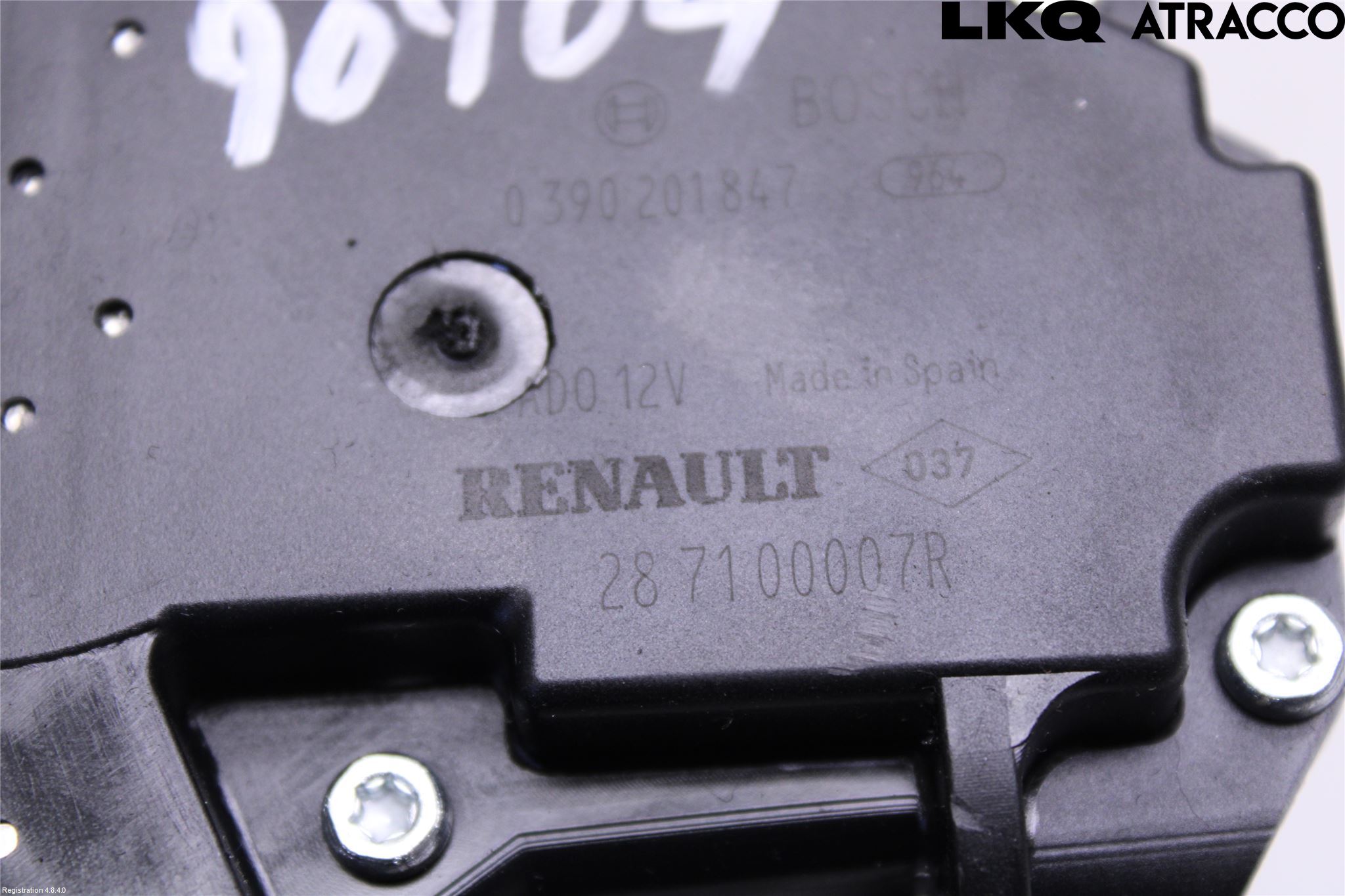 Renault MEGANE III 09-15 Torkarmotor Baklucka