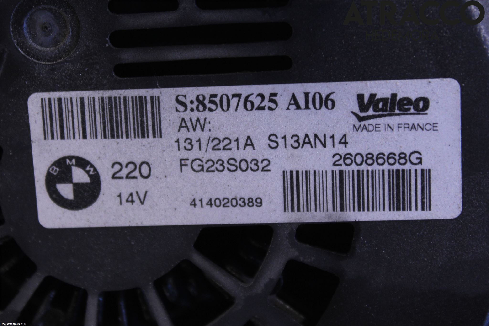 BMW 5 F10/F11/F18 09-17 Generator