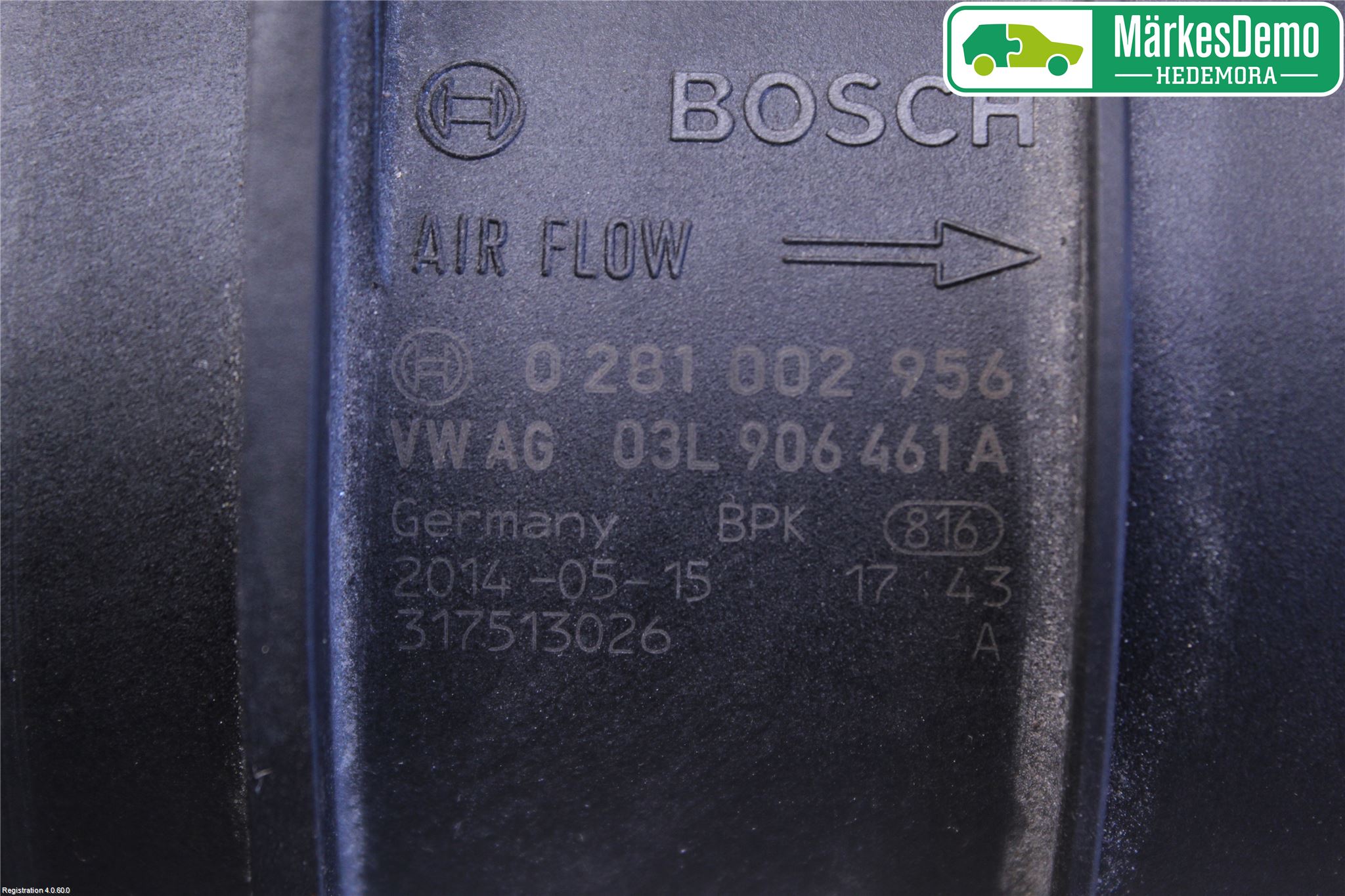 Audi Q5 09-16 Injluftmassamätare