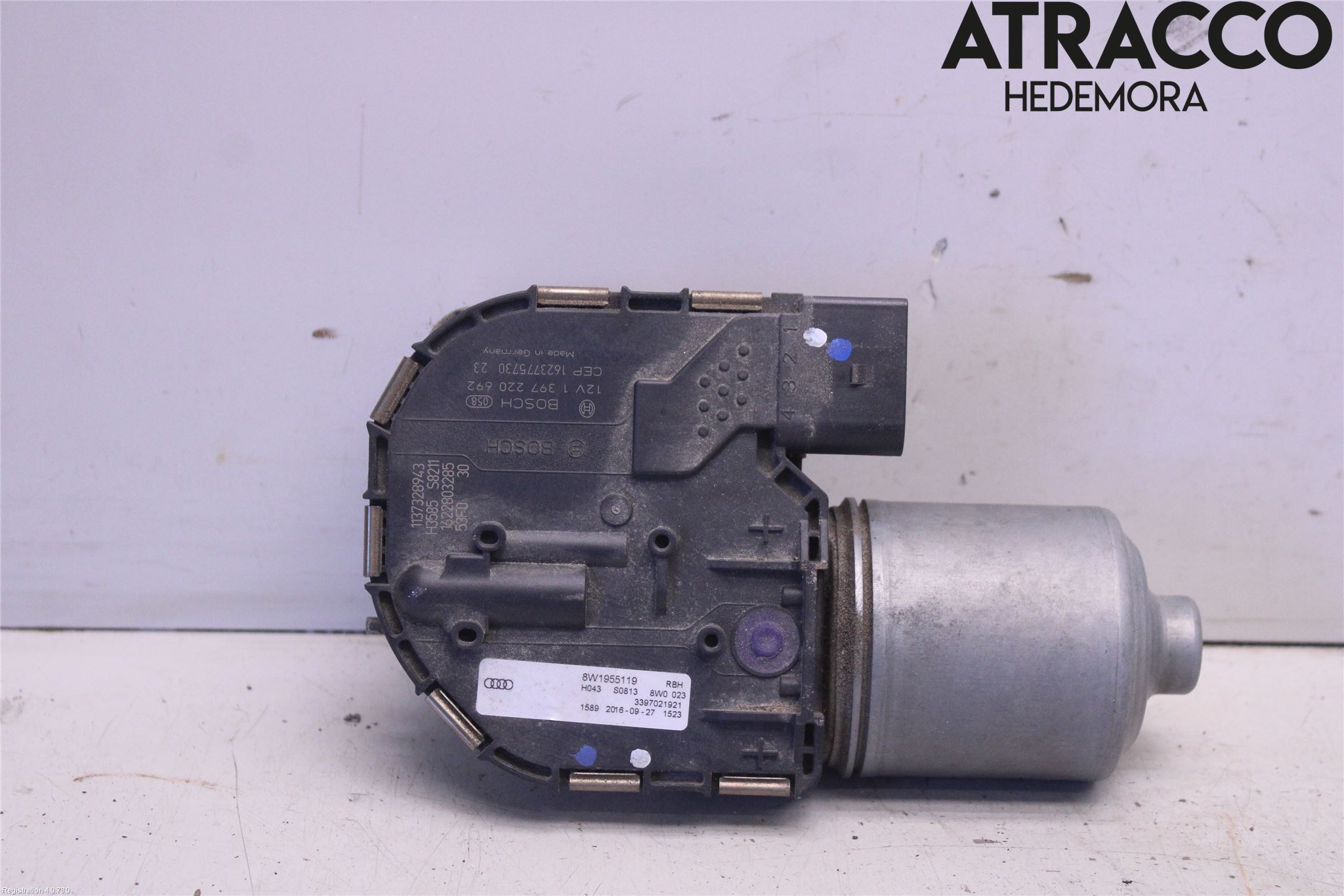 Audi A4/S4 B9 16-19 Torkarmekanism Vindruta