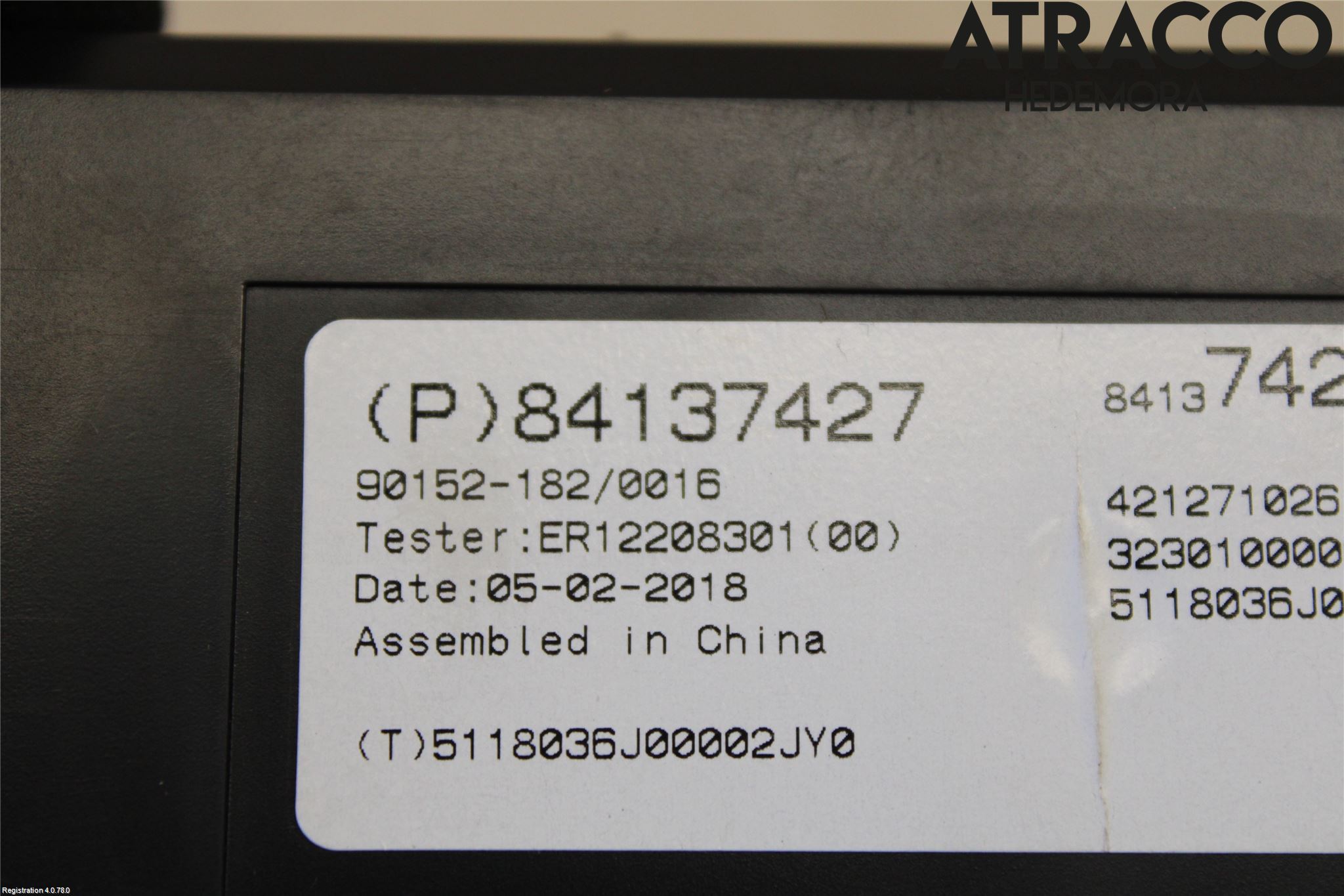 Opel INSIGNIA 17- Styrenhet Övrigt