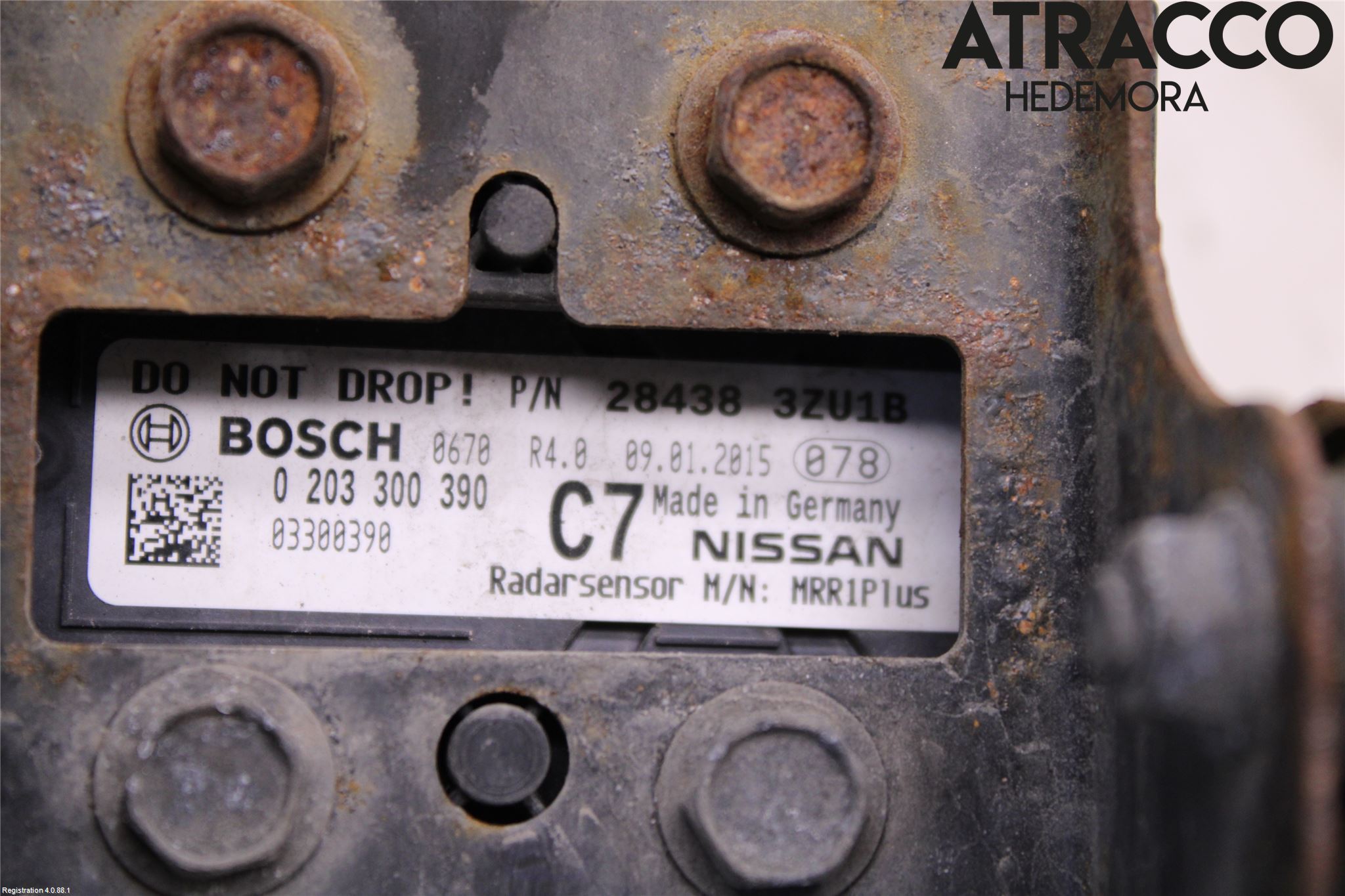 Nissan PULSAR Sensor Aktivt Kollisionsskydd