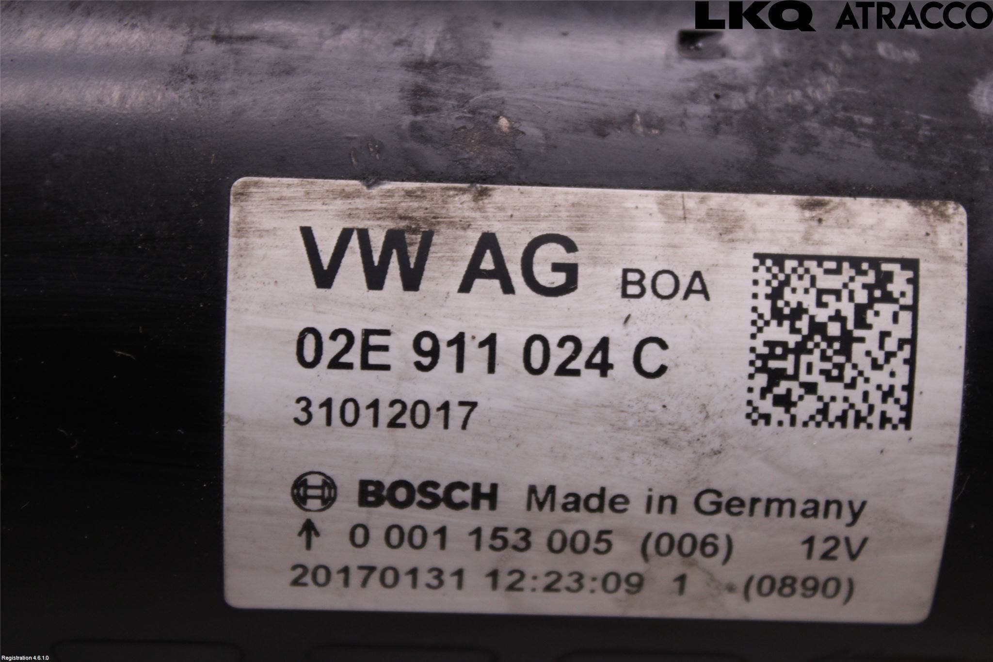 Volkswagen VW CADDY 16-20 Startmotor Diesel