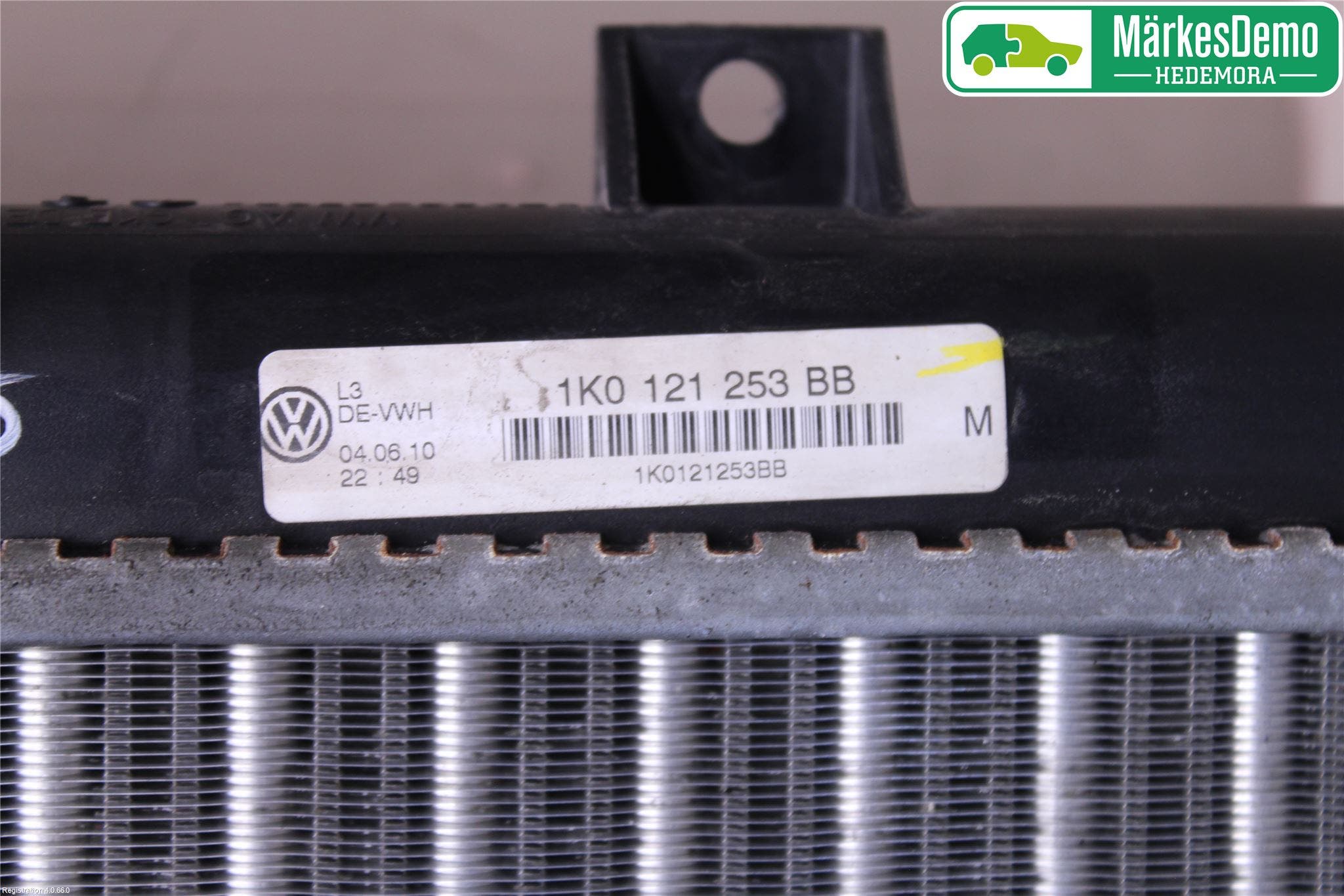 Volkswagen VW GOLF VI 09-13 Kylare Aut