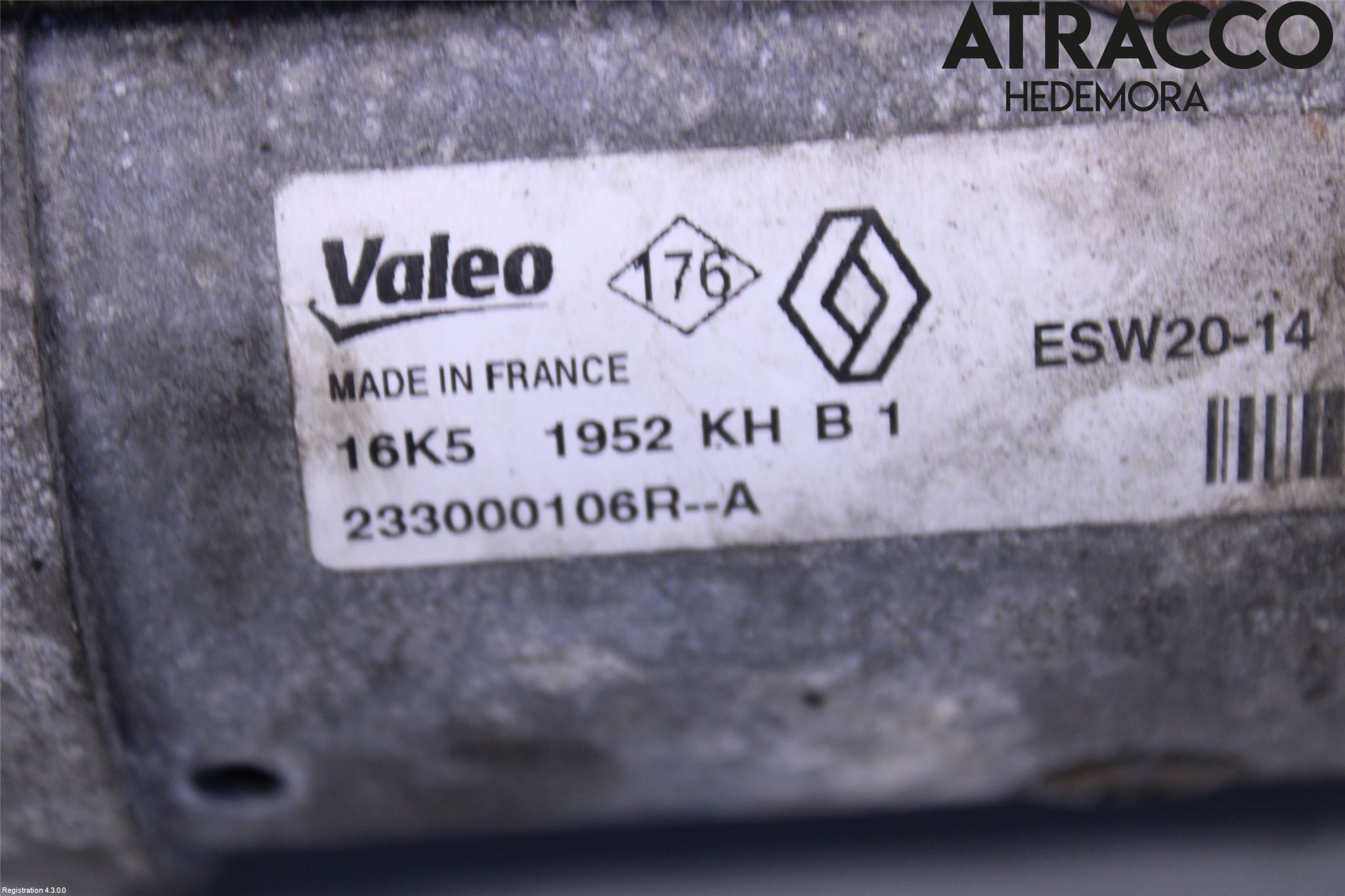 Renault TRAFIC/E-TECH 15- Startmotor Diesel