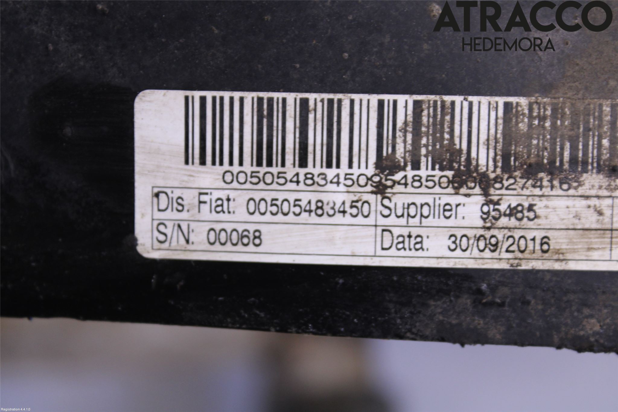 Alfa GIULIA Bakaxelbalk