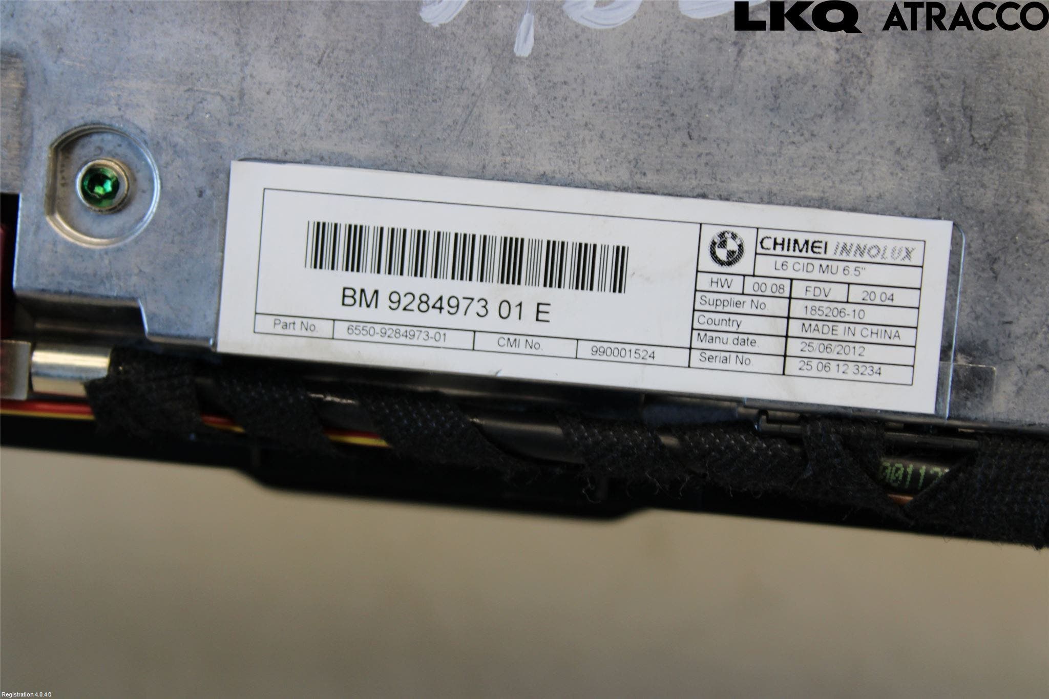 BMW 5 F10/F11/F18 09-17 Cd Radio - Multimediapanel