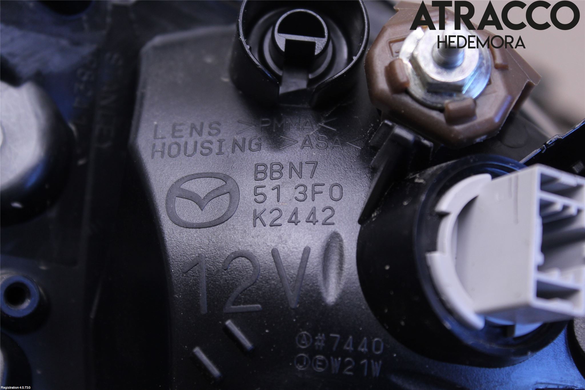 Mazda 3 II 09-13 Bakljus Lucka Hö