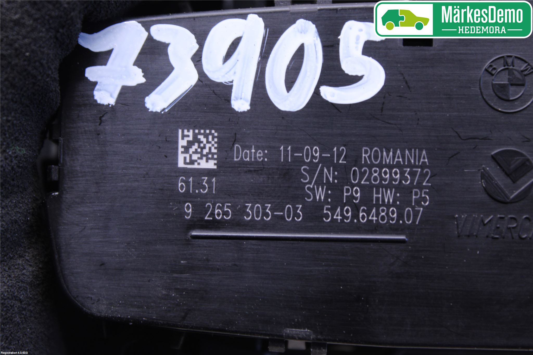 BMW 3 F30/F31/F80 12-19 Strömställare Ljus