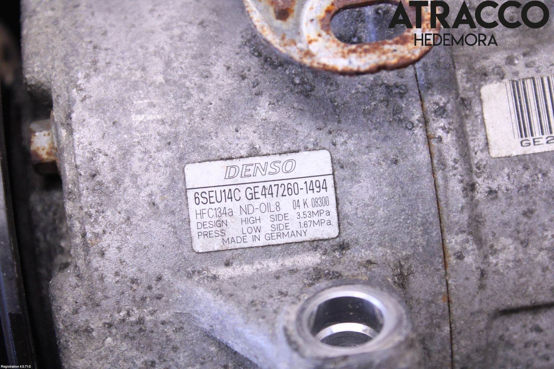 Toyota AURIS 07-09 Ac Kompressor