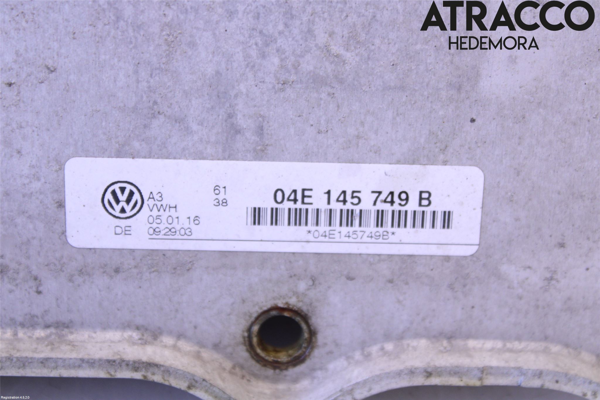 Audi A3/S3 8V 13-20 Laddluft-Intercooler Kyl