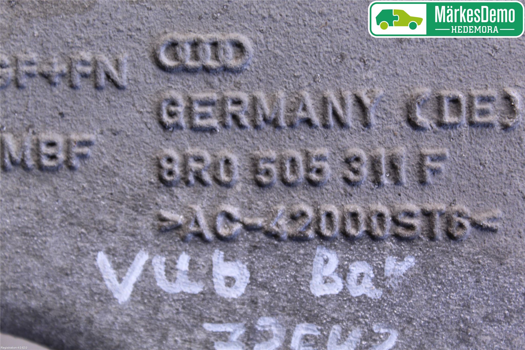 Audi Q5 09-16 Bärarm Bak Vänster