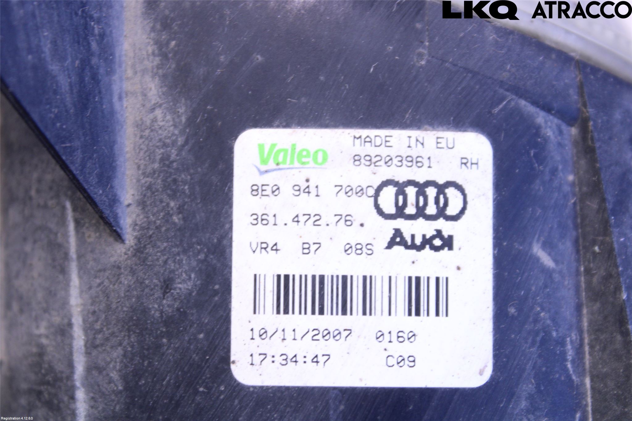 Audi A4/S4 05-07 Dimljus-Varselljus Fram
