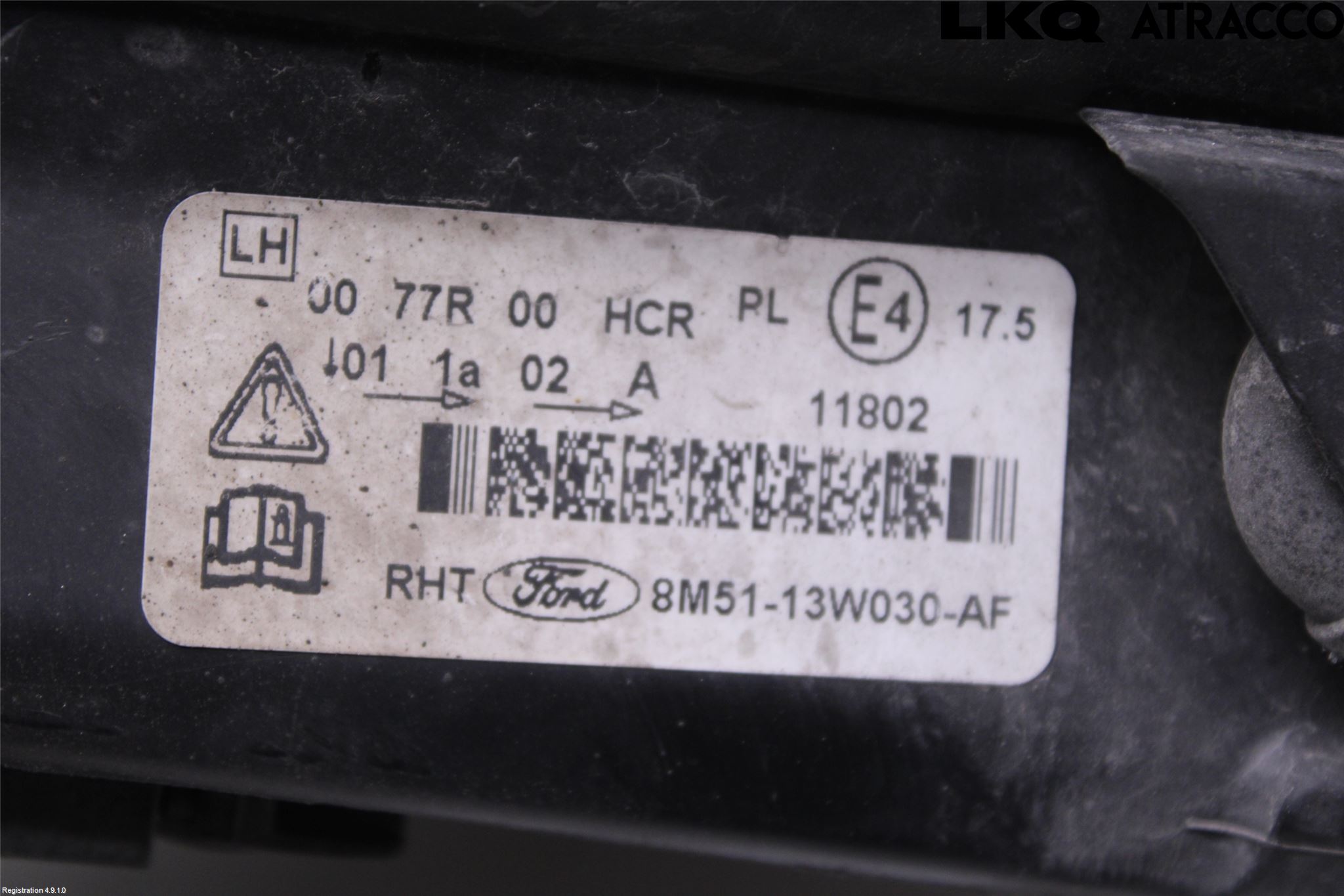 Ford FOCUS 08-11 Strålkastare Vänster