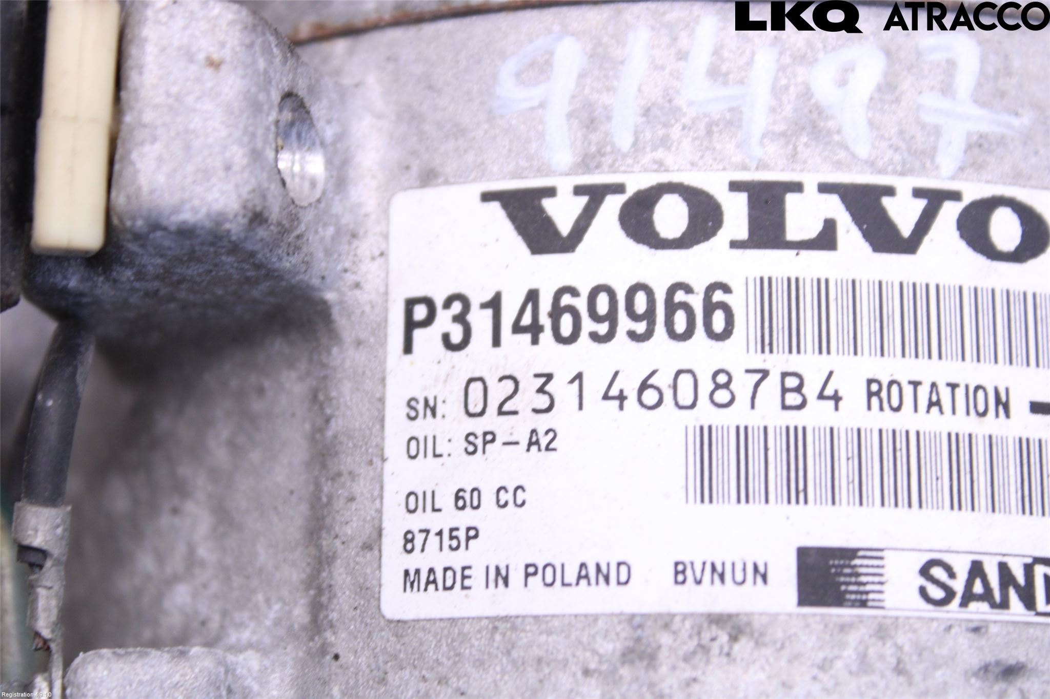 Volvo V90 17->> Ac Kompressor