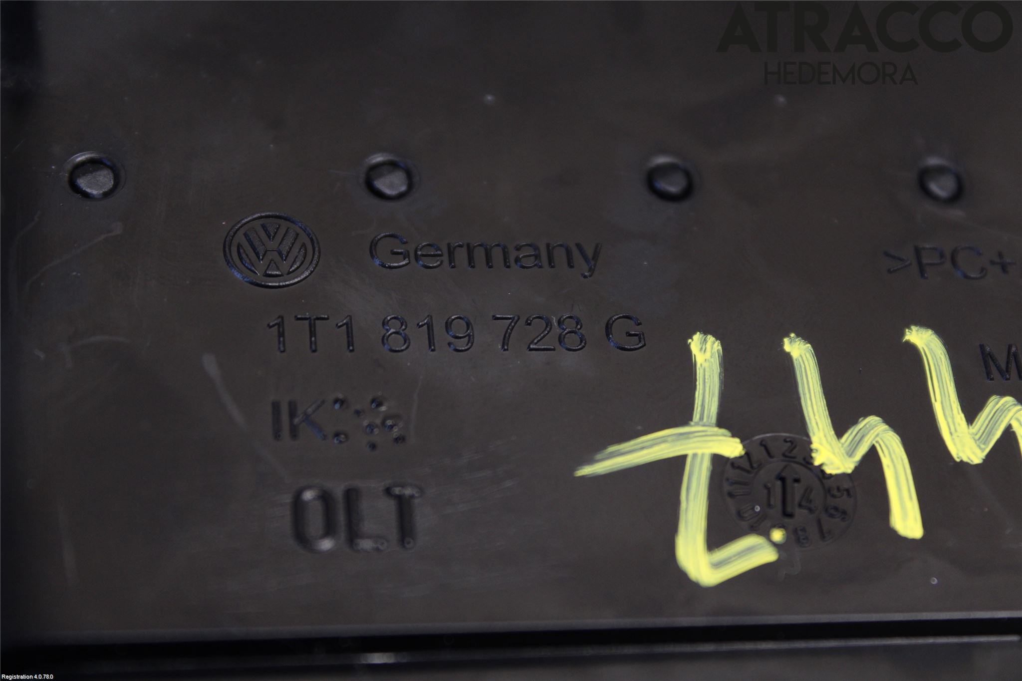 Volkswagen VW TOURAN 10-15 Defrosterkanal-Munstycke