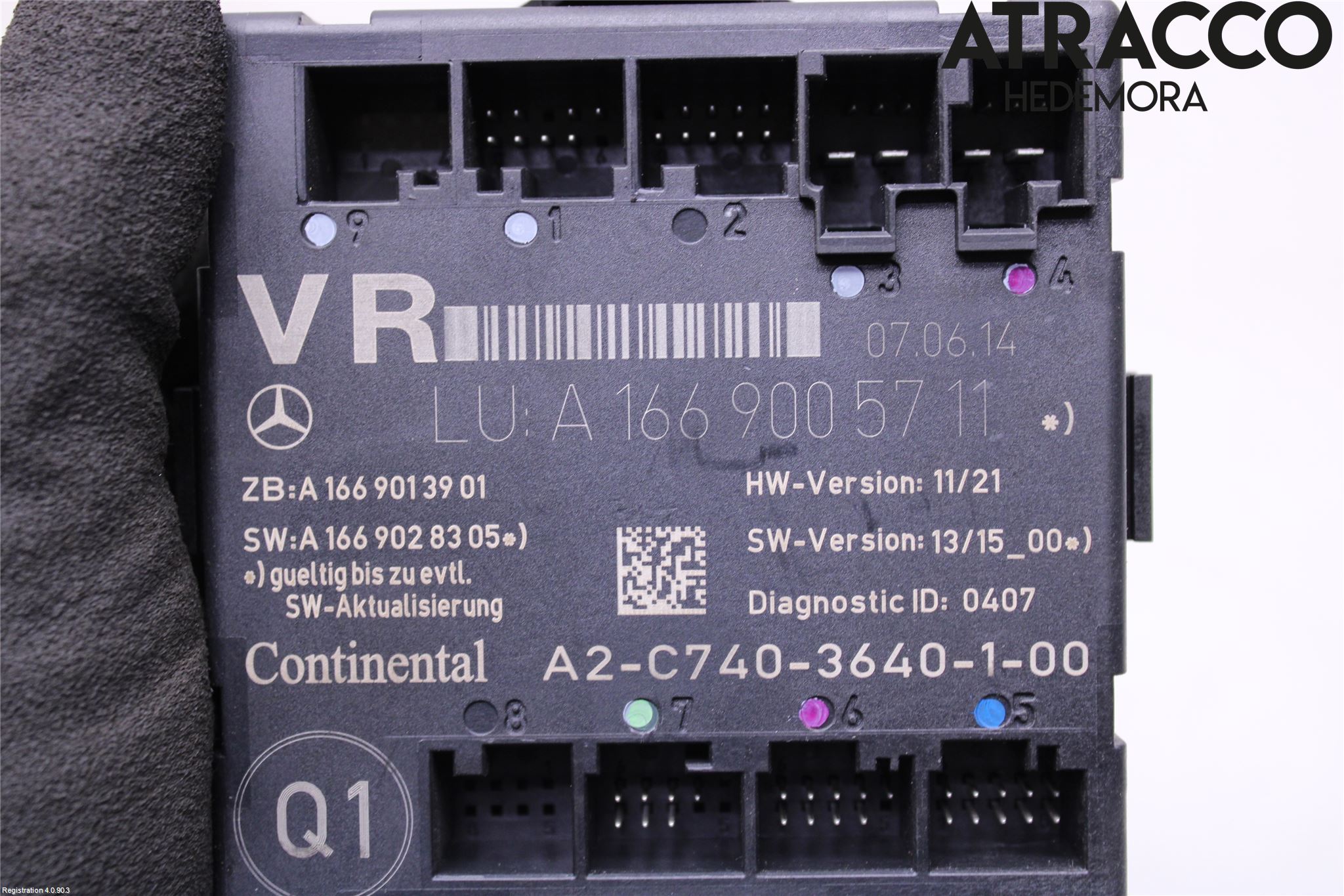 Mercedes-Benz MB B-KLASS (W246/W242) 12-19 Styrenhet Dörr