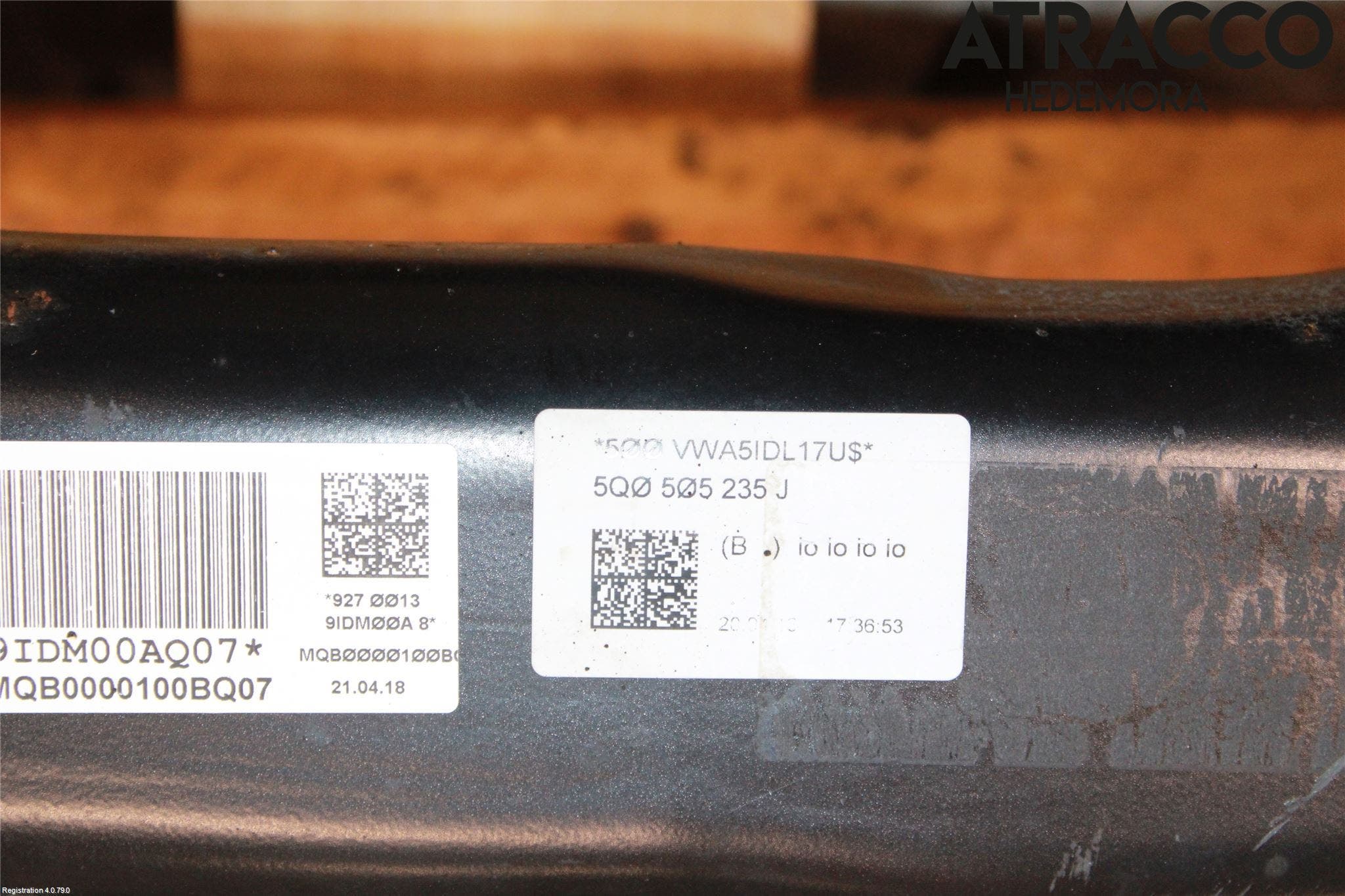 Volkswagen VW TIGUAN 16-24 Bakaxelbalk