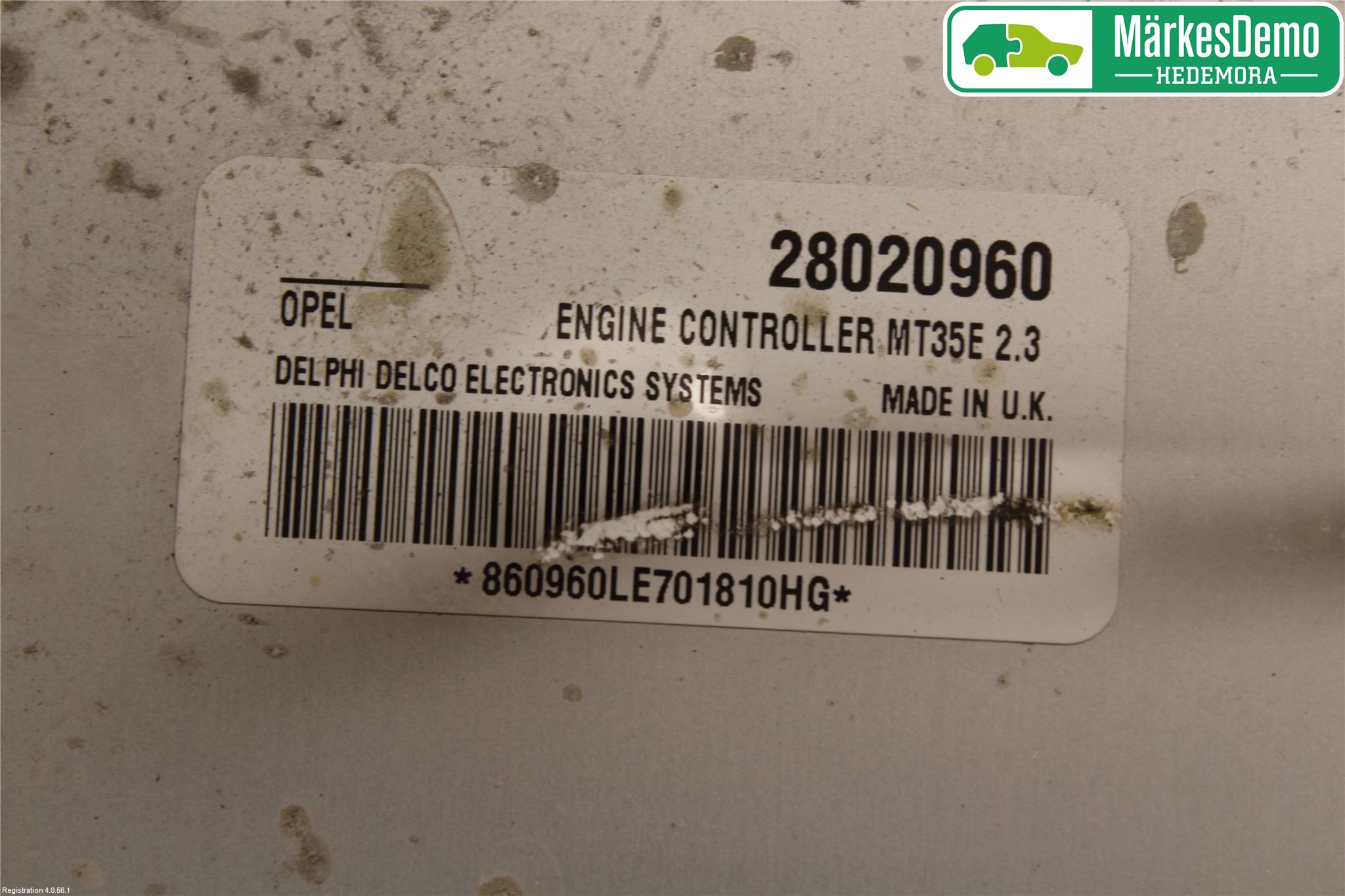 Opel ASTRA H 04-12 Styrenhet Insprut Bensin