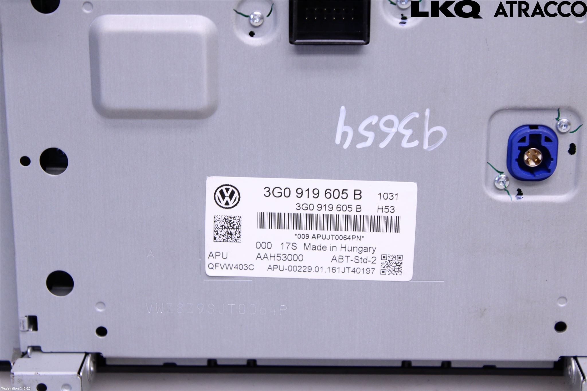 Volkswagen VW PASSAT 15-19 Cd Radio - Multimediapanel