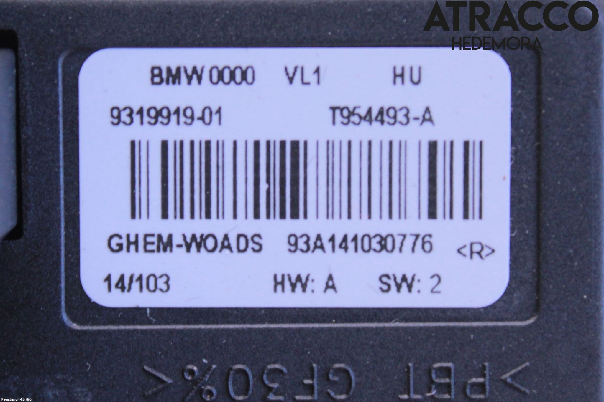 BMW 4 F32/F33/F82/F83 13-20 Värmefläktsmotstånd