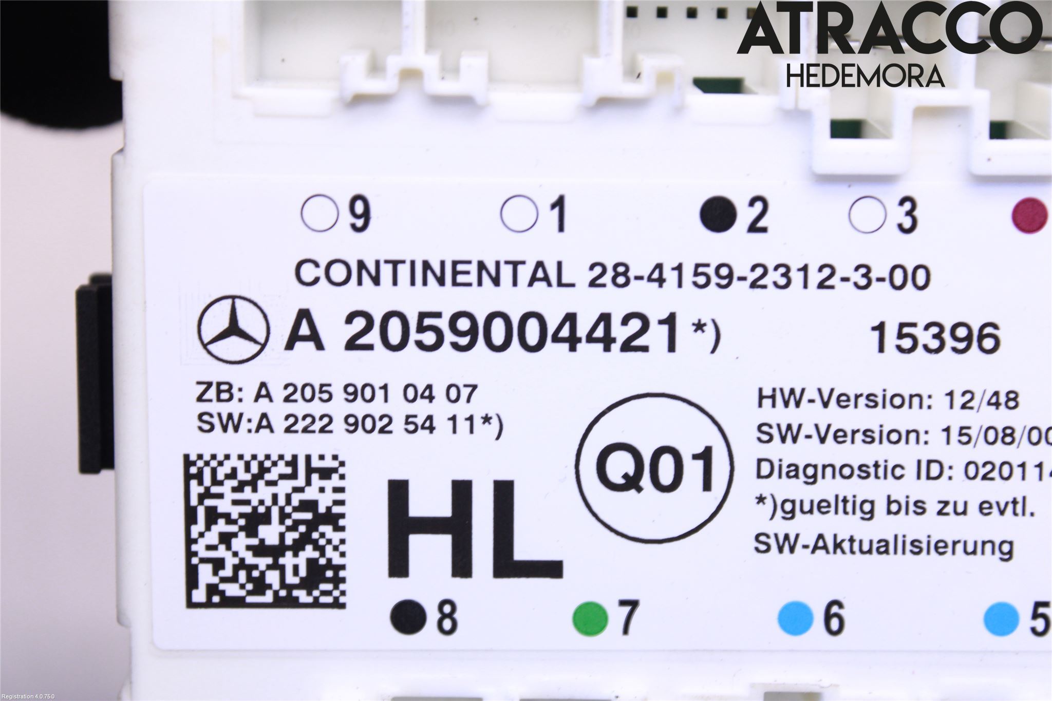 Mercedes-Benz MB C-KLASS (W205) 14-21 Styrenhet Dörr