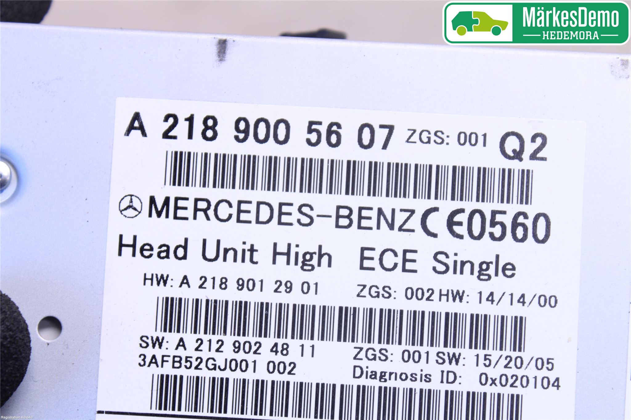 Mercedes-Benz MB E-KLASS (W212) 09-16 Cd Radio - Multimediapanel