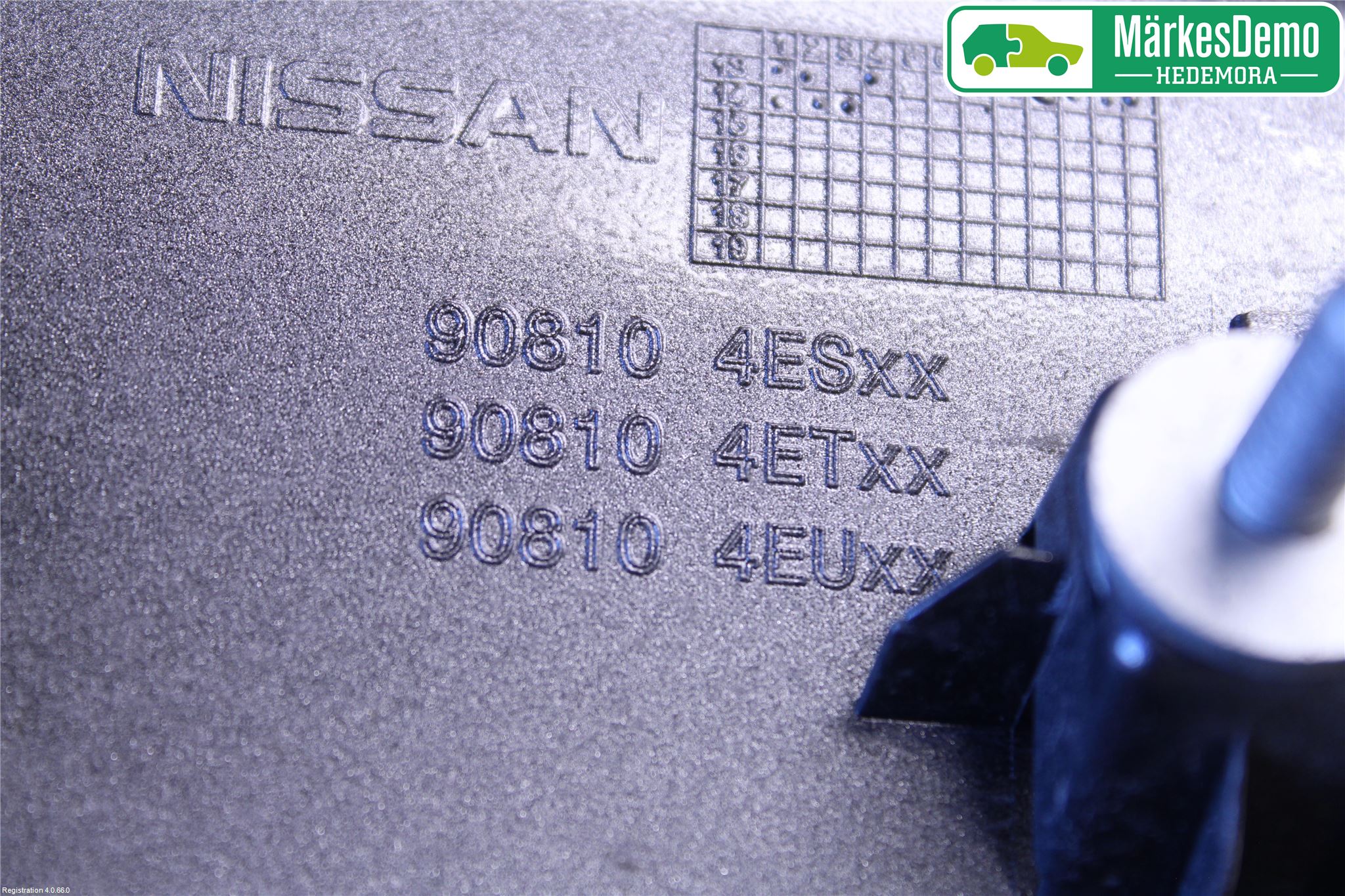 Nissan QASHQAI 14-17 Bakluckehandtag
