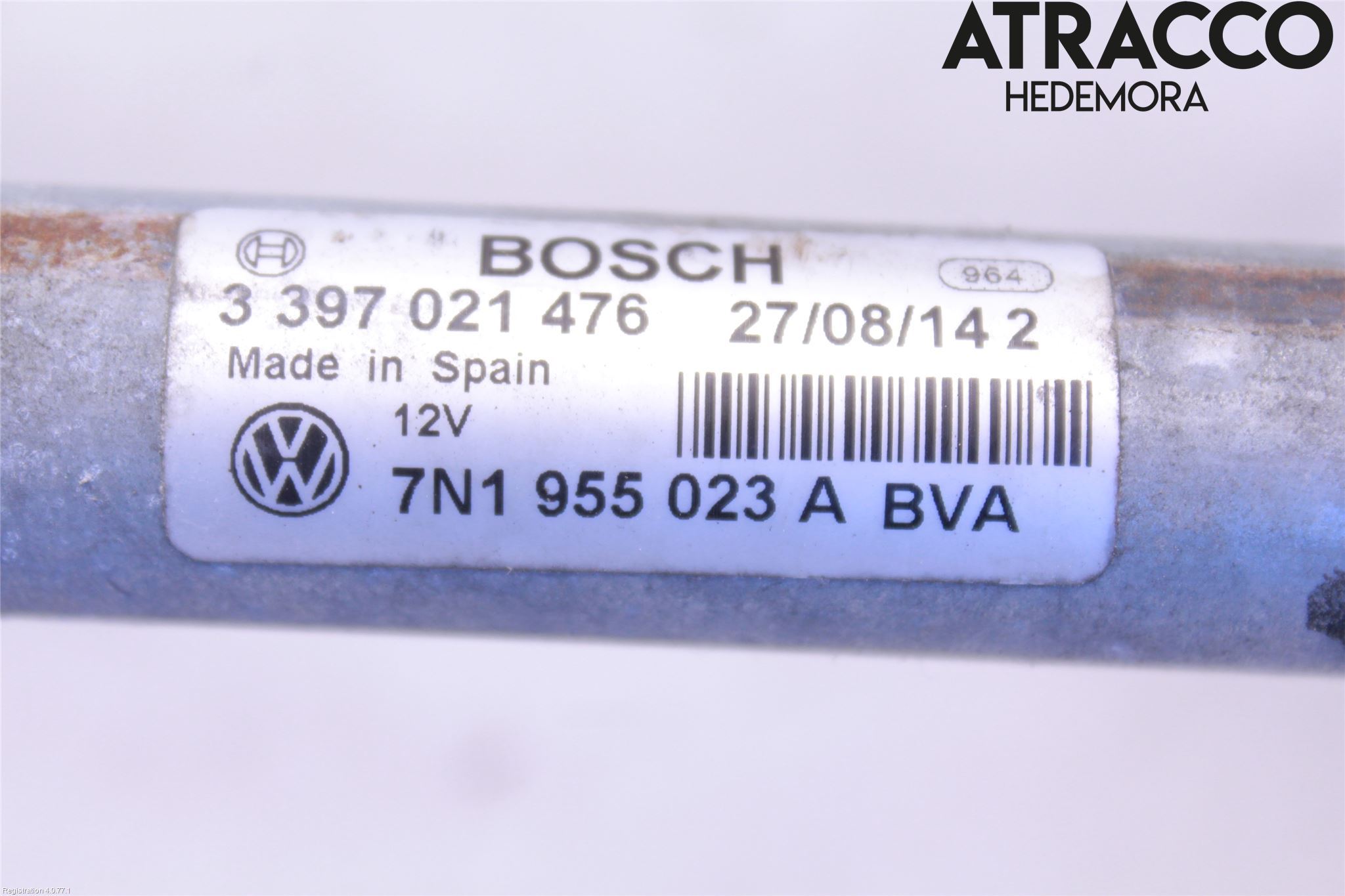 Volkswagen VW SHARAN 11- Torkarmekanism Vindruta