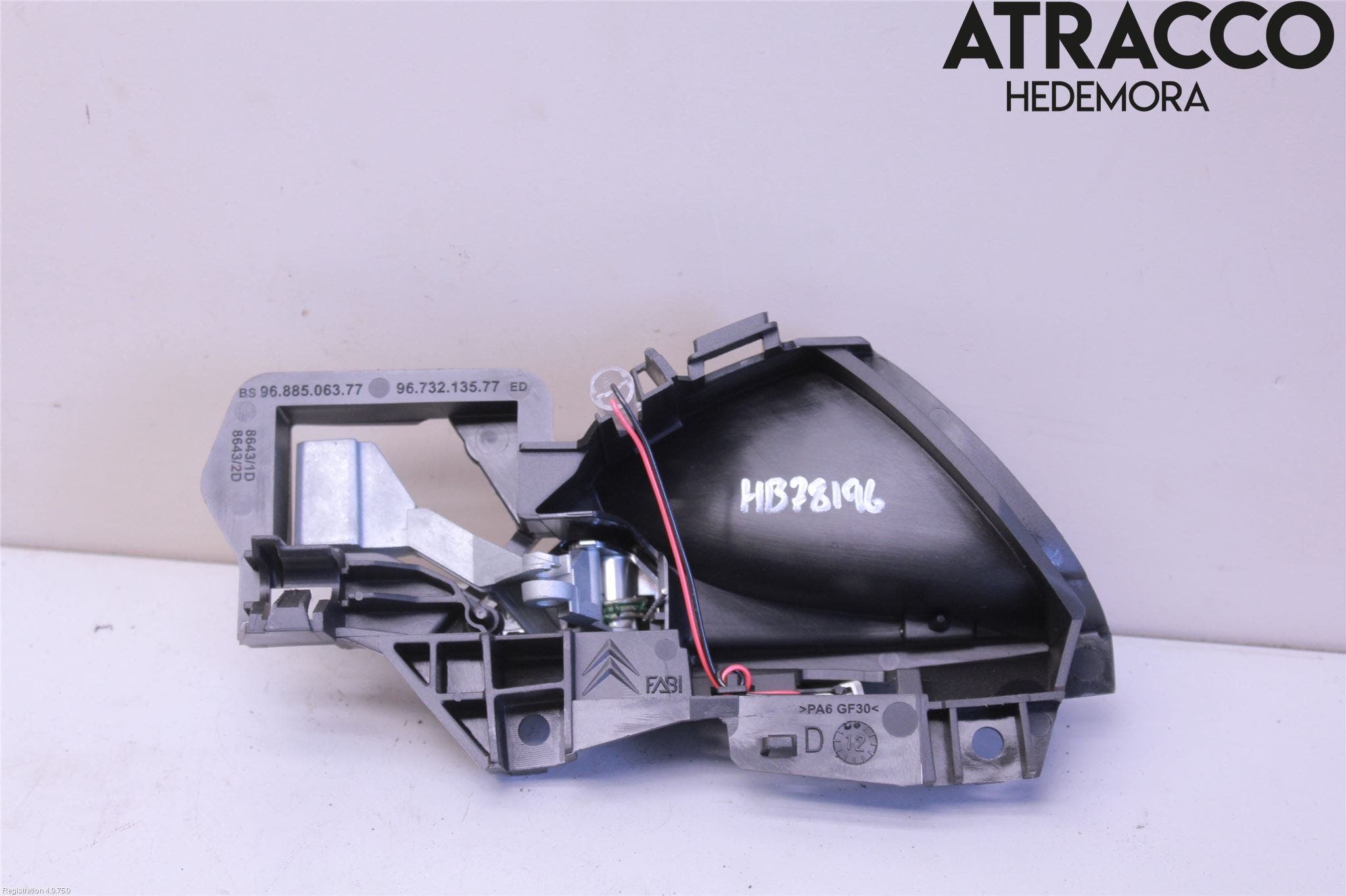 Citroen DS5 Dörrhandtag Inre Hö