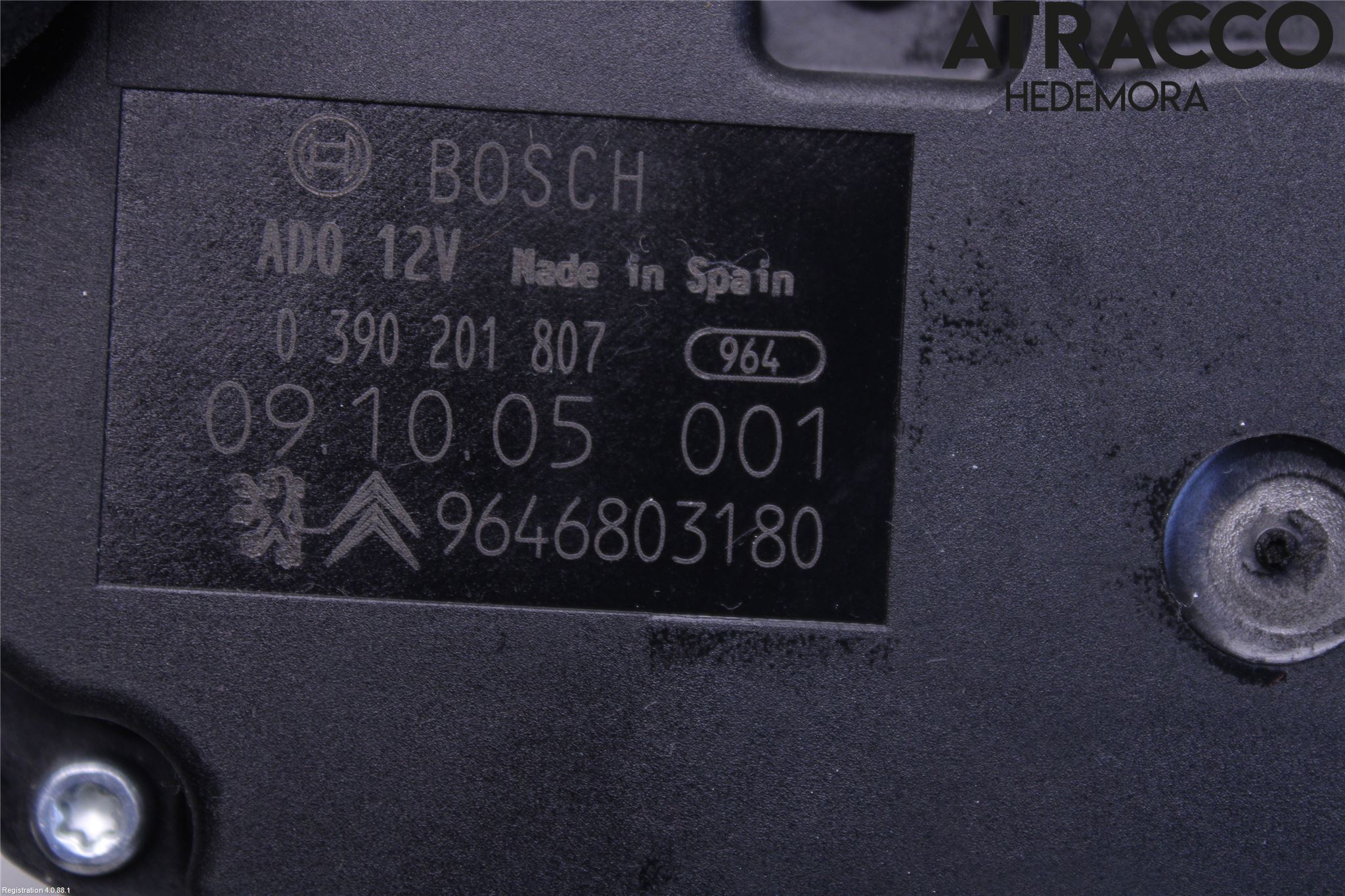 Citroen C4 II 11-18 Torkarmotor Baklucka