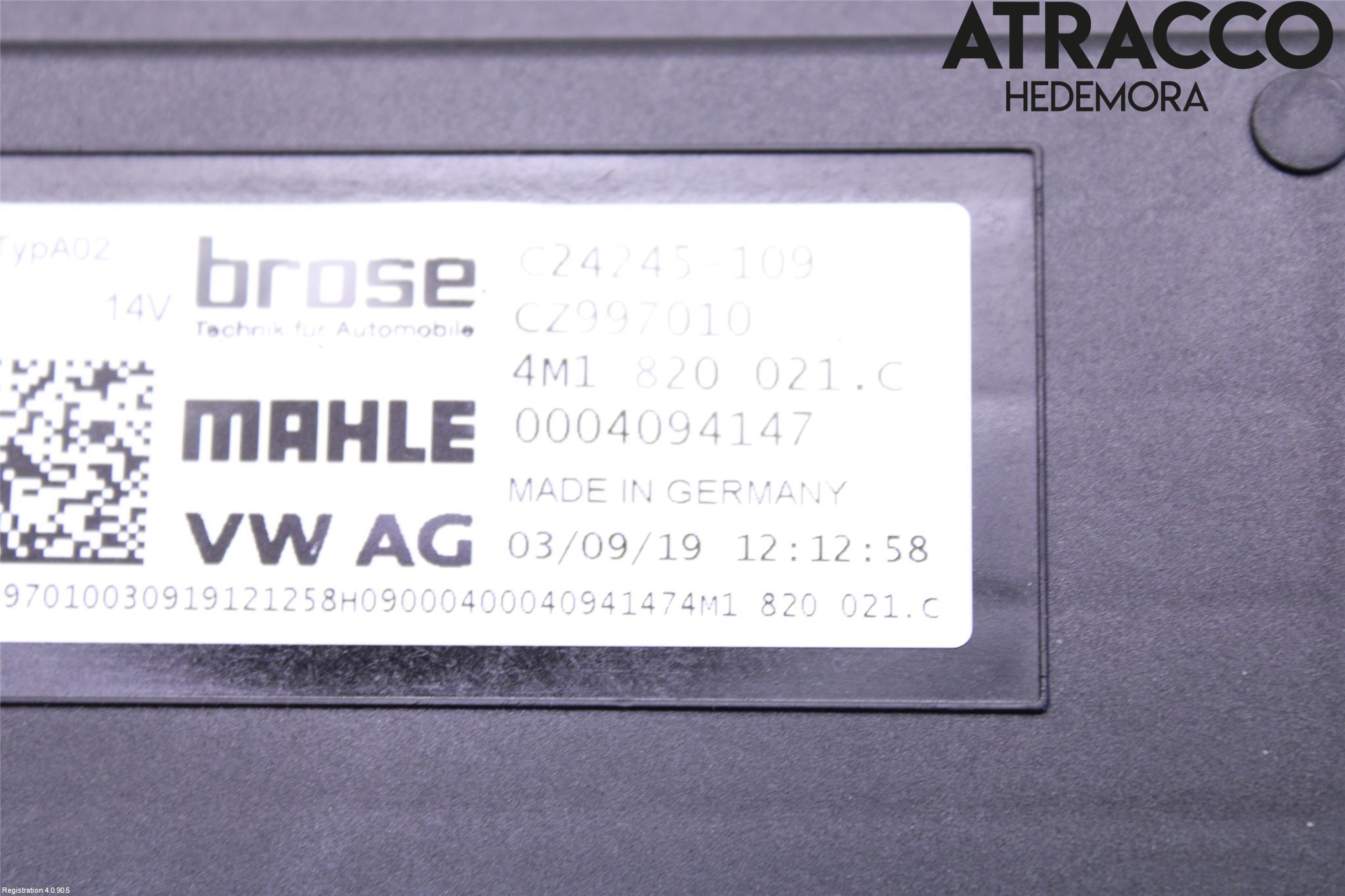 Audi A4 ALLROAD 17- Ac Värmefläkt