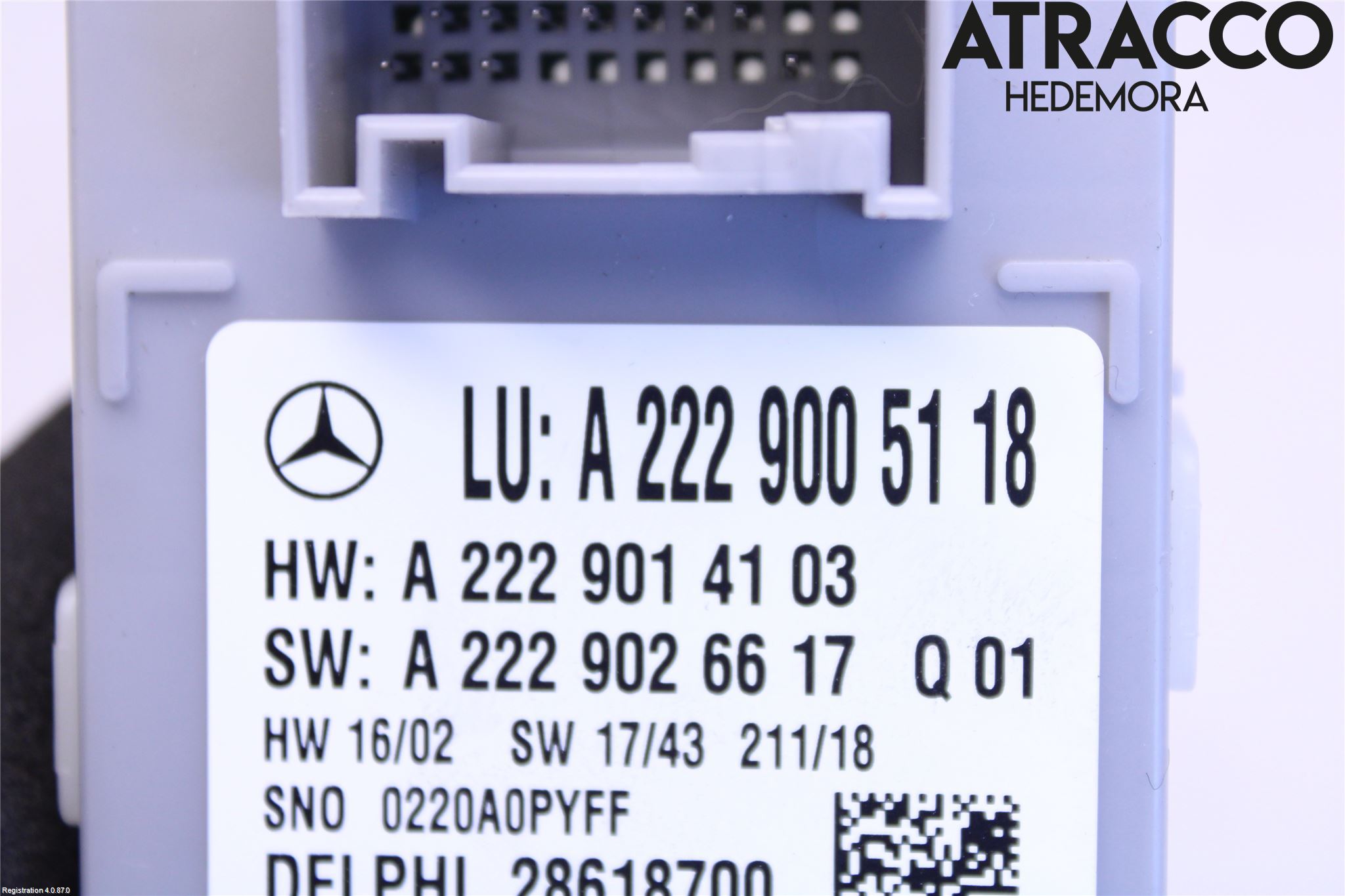 Mercedes-Benz MB E-KLASS (W213) 16-23 Styrenhet Övrigt