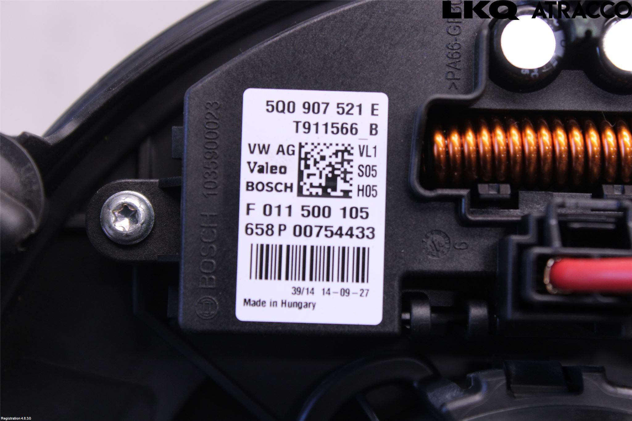 Volkswagen VW GOLF / E-GOLF VII 13-20 Ac Värmefläkt