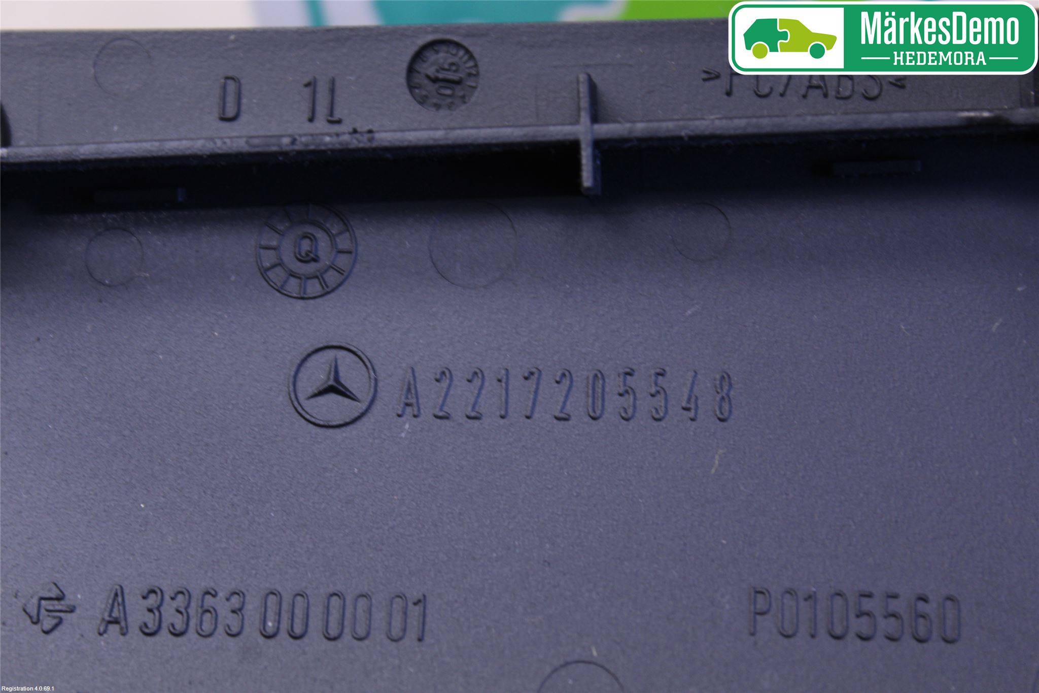 Mercedes-Benz MB S-KLASS (W221) 05-13 Dörrhandtag Inre Vä