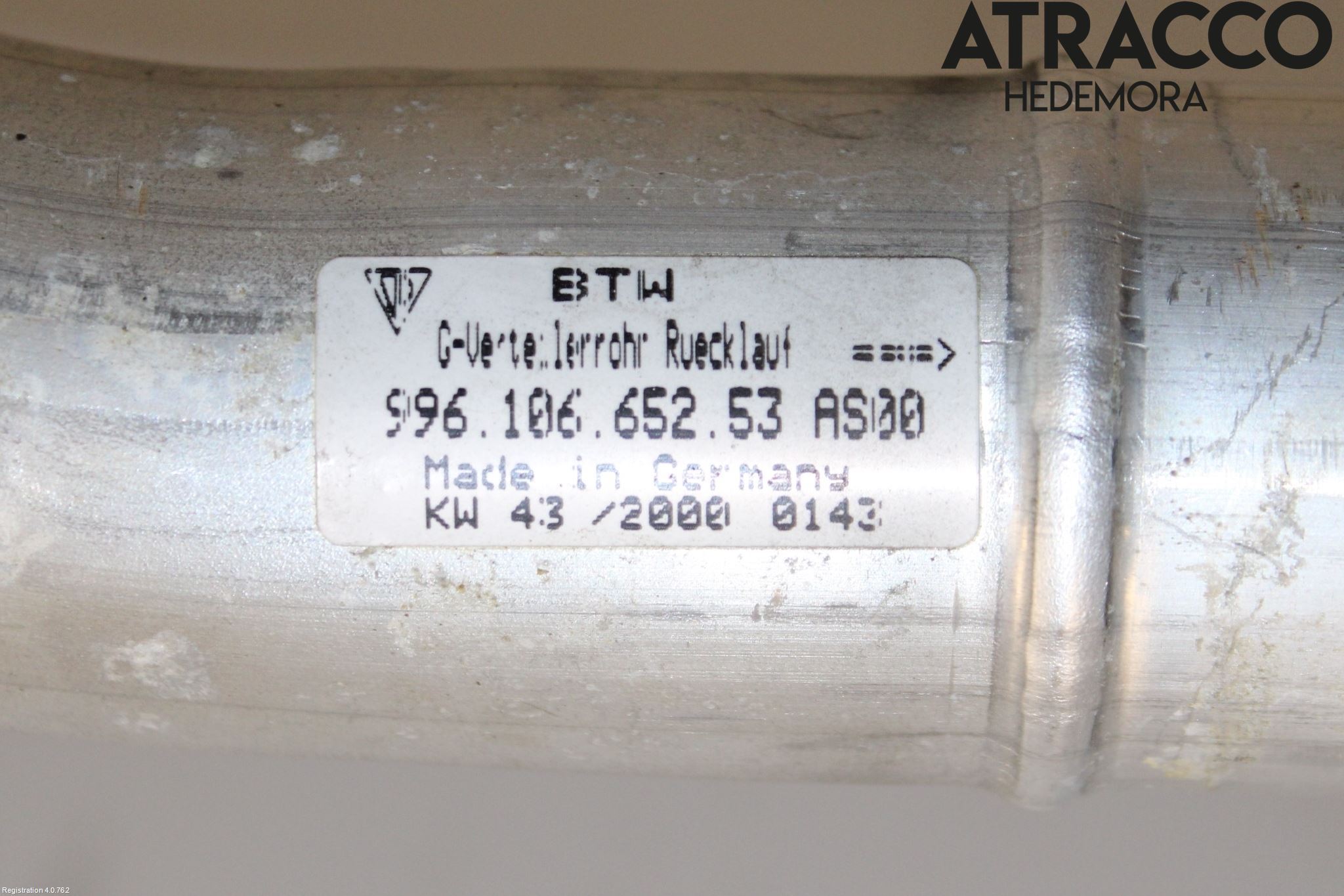 Porsche 911 64- Kylarslang Fördelningsrör