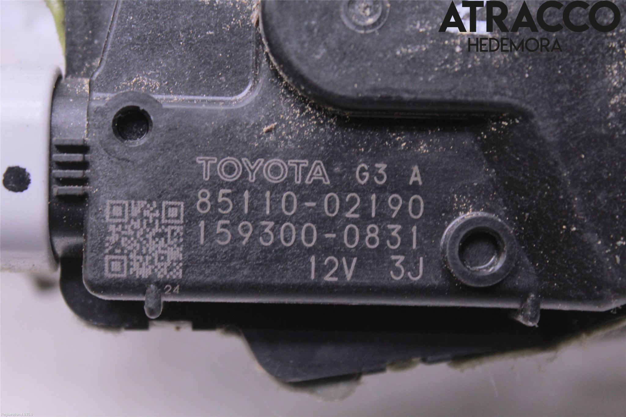 Toyota AURIS 07-09 Torkarmekanism Vindruta