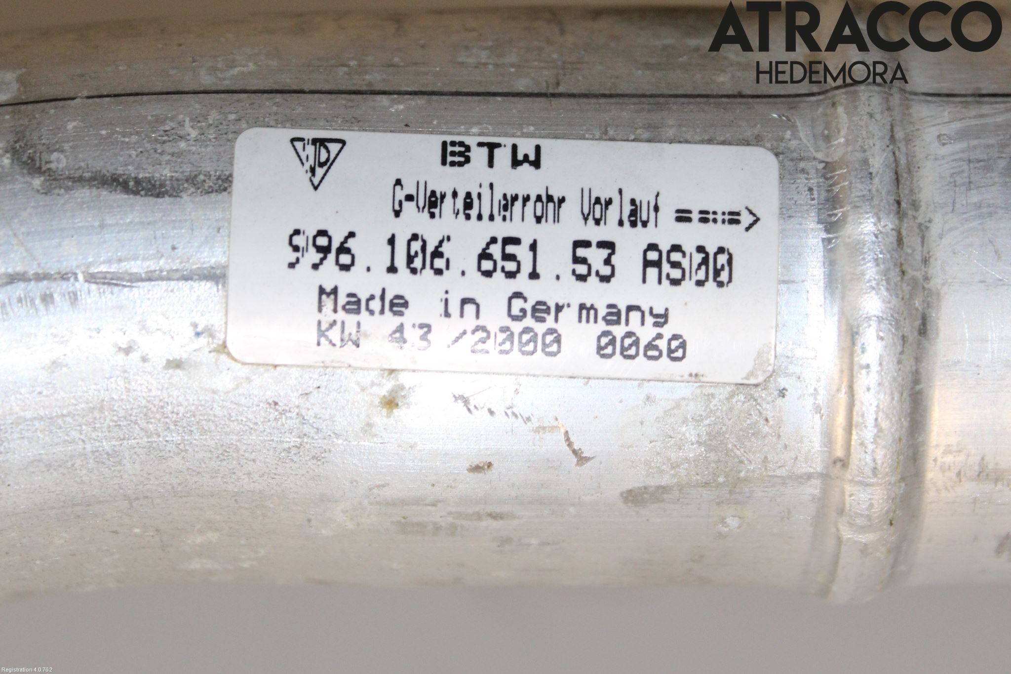 Porsche 911 64- Kylarslang Fördelningsrör