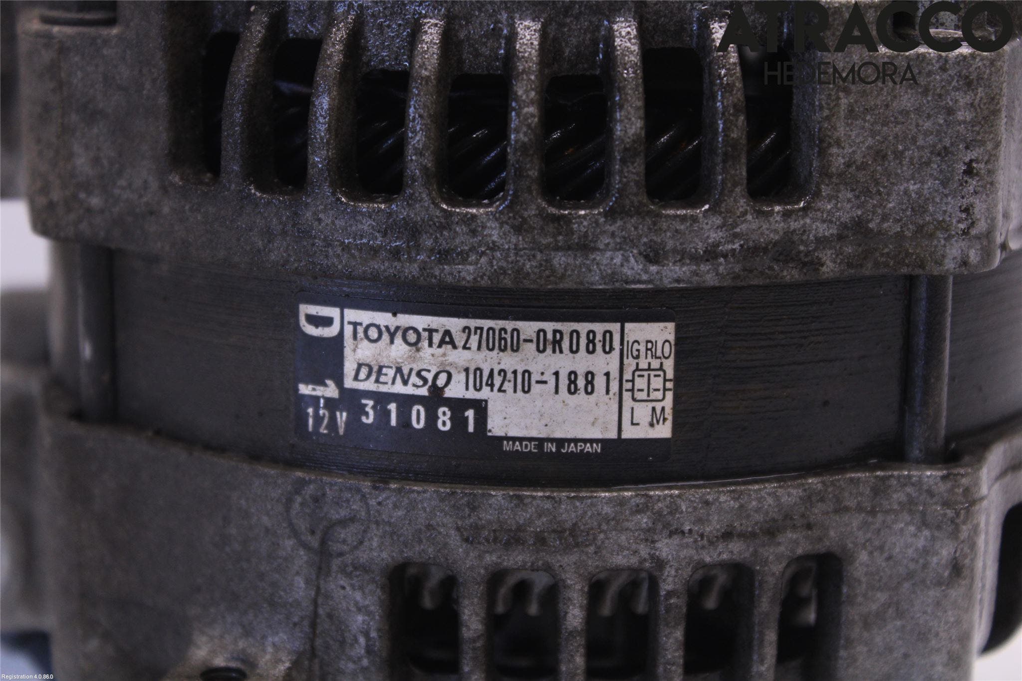 Toyota AVENSIS 09-15 Generator