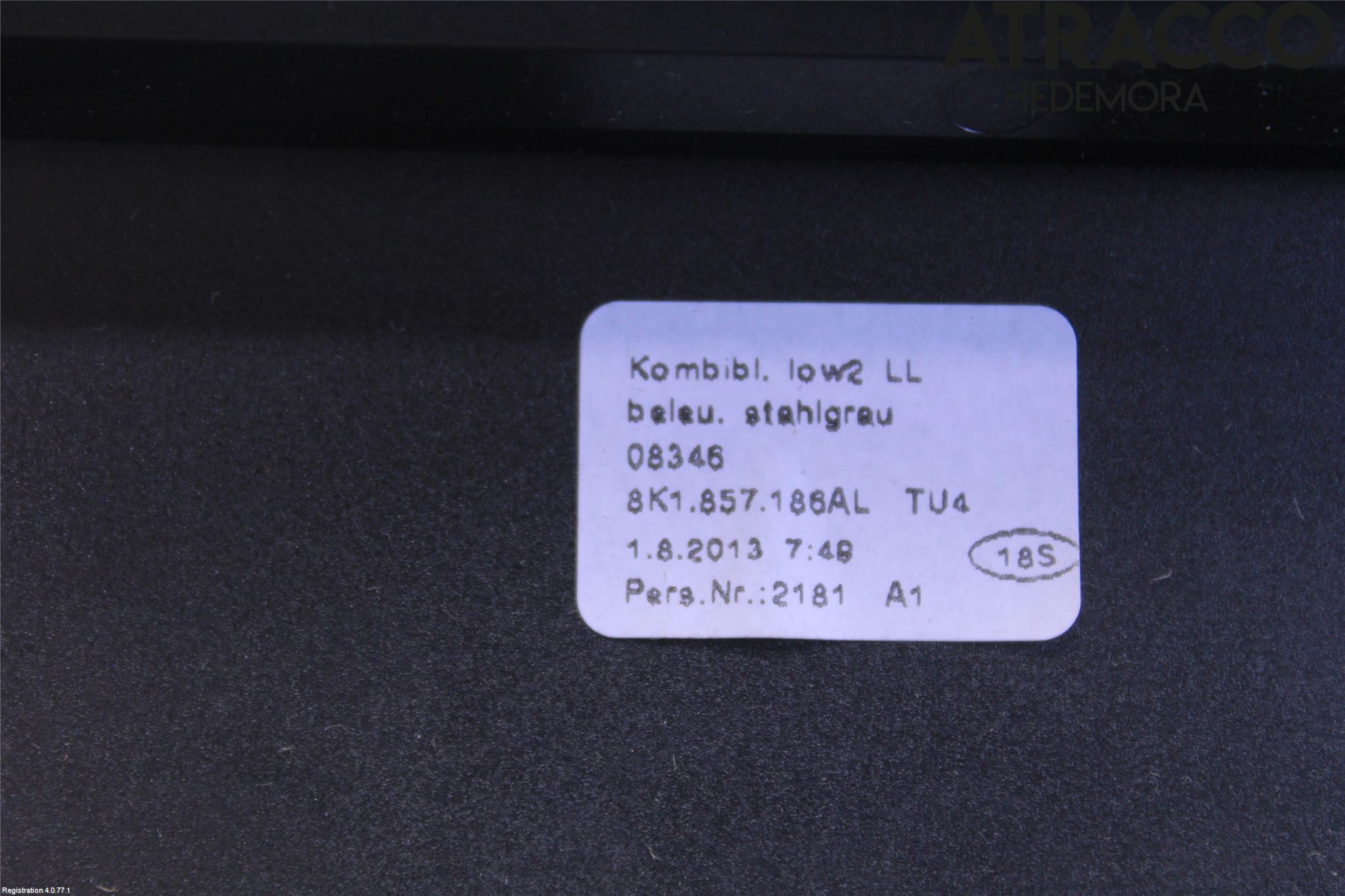 Audi A4 ALLROAD 09-16 Instrument-Radio Sarg