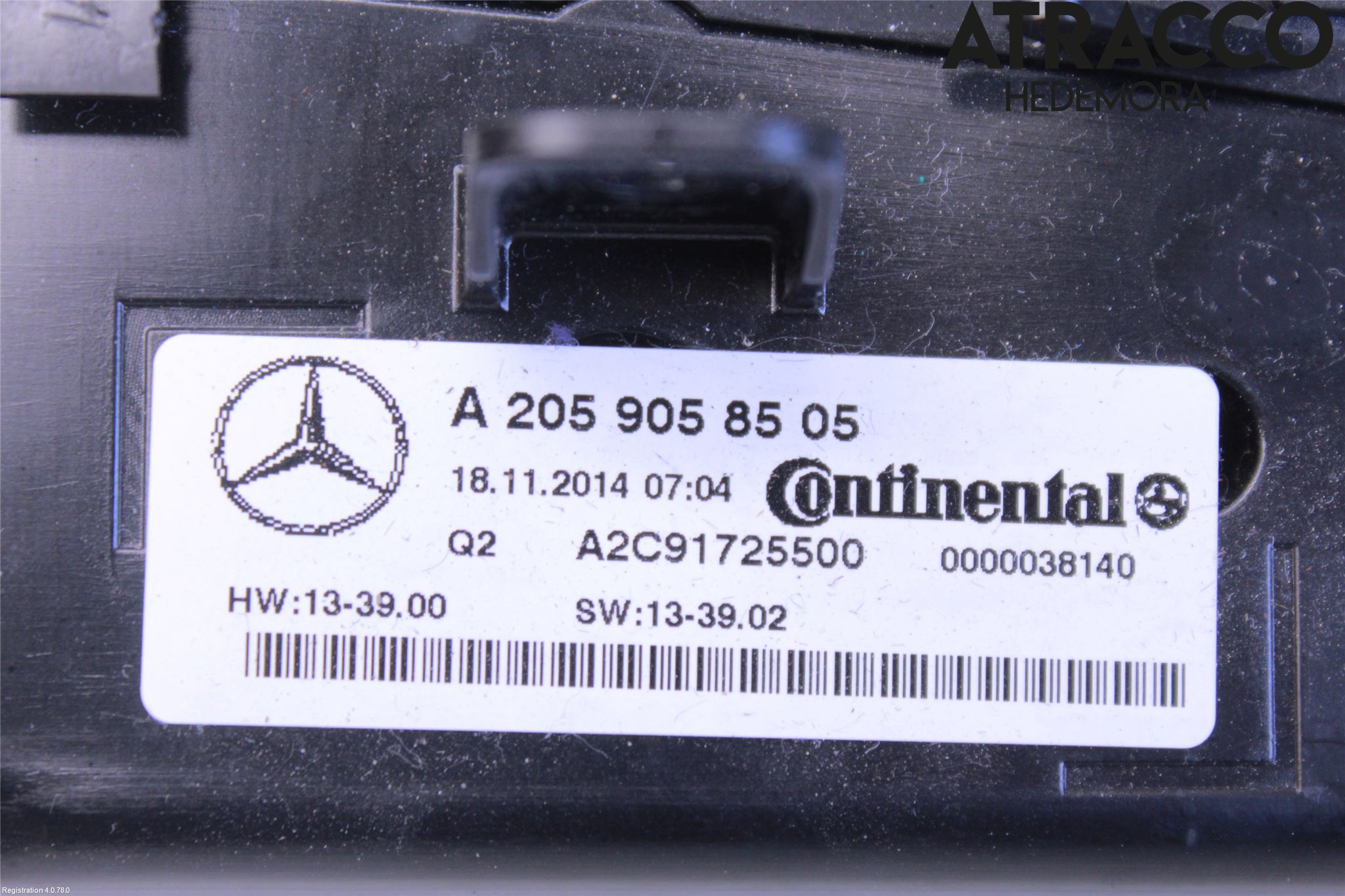 Mercedes-Benz MB C-KLASS (W205) 14-21 Ac Styrenhet Ac Manöveren
