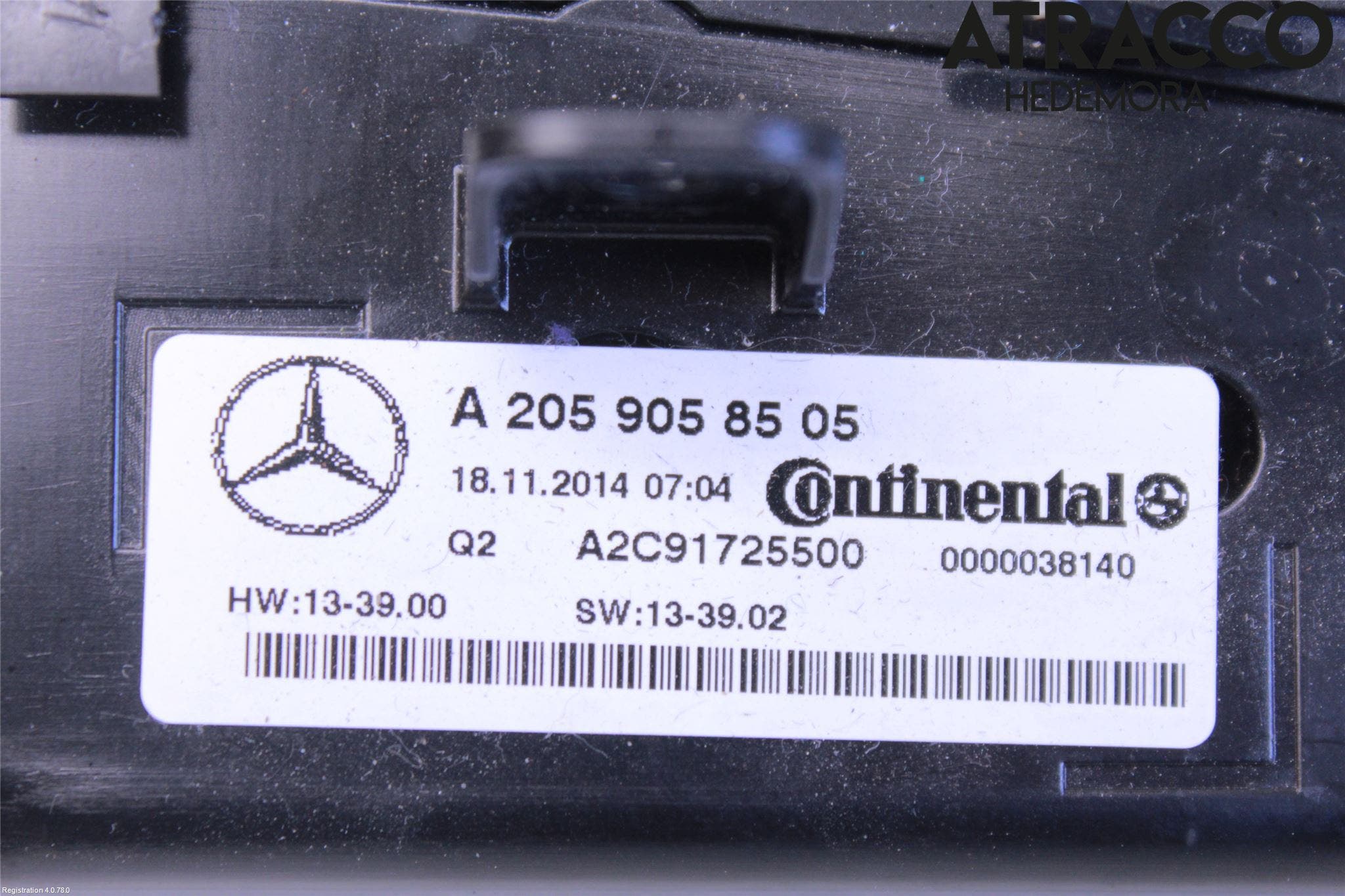 Mercedes-Benz MB C-KLASS (W205) 14-21 Ac Styrenhet Ac Manöveren