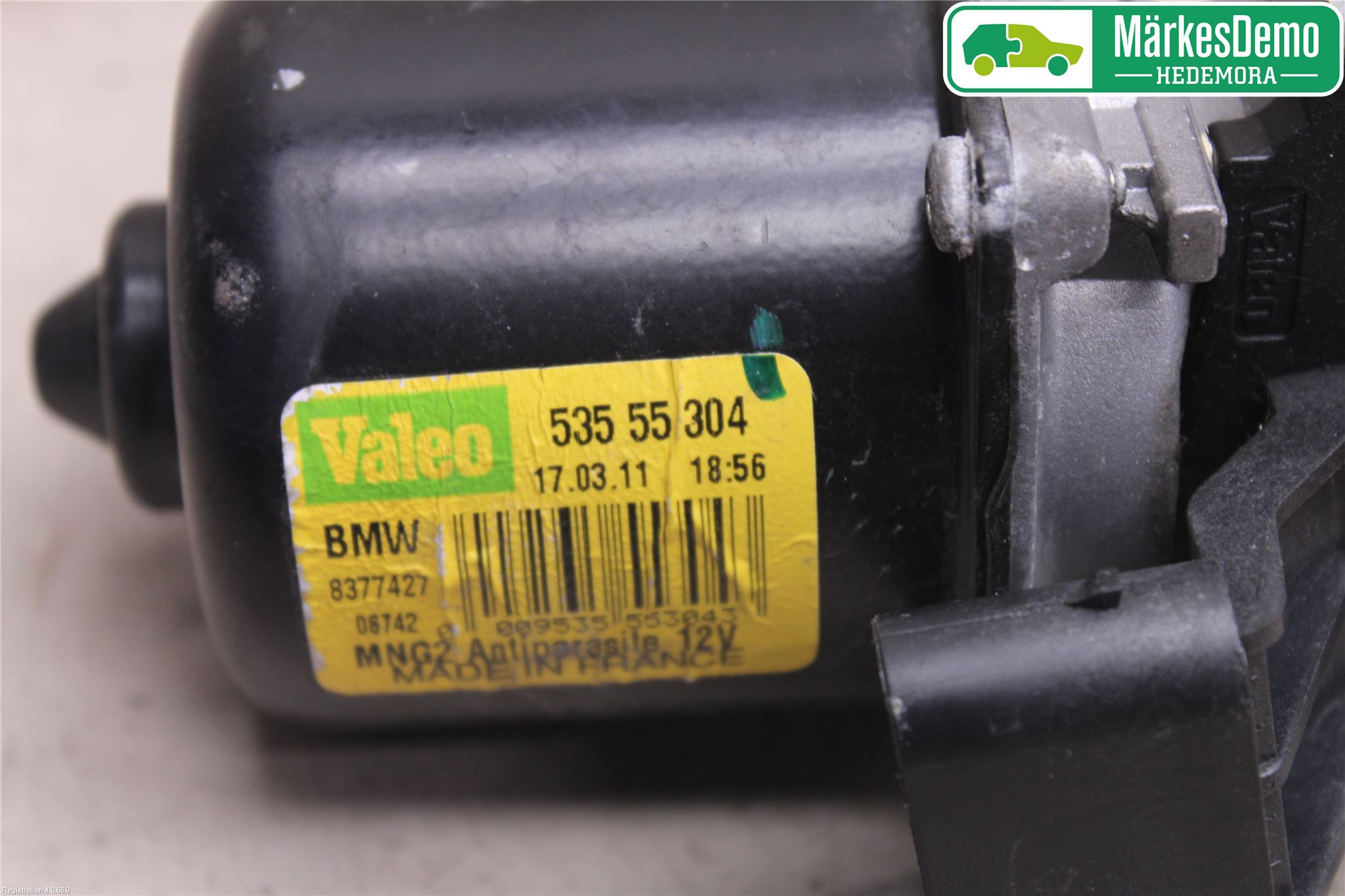 Mini CLUBMAN R55 06-14 Torkarmotor Vindruta