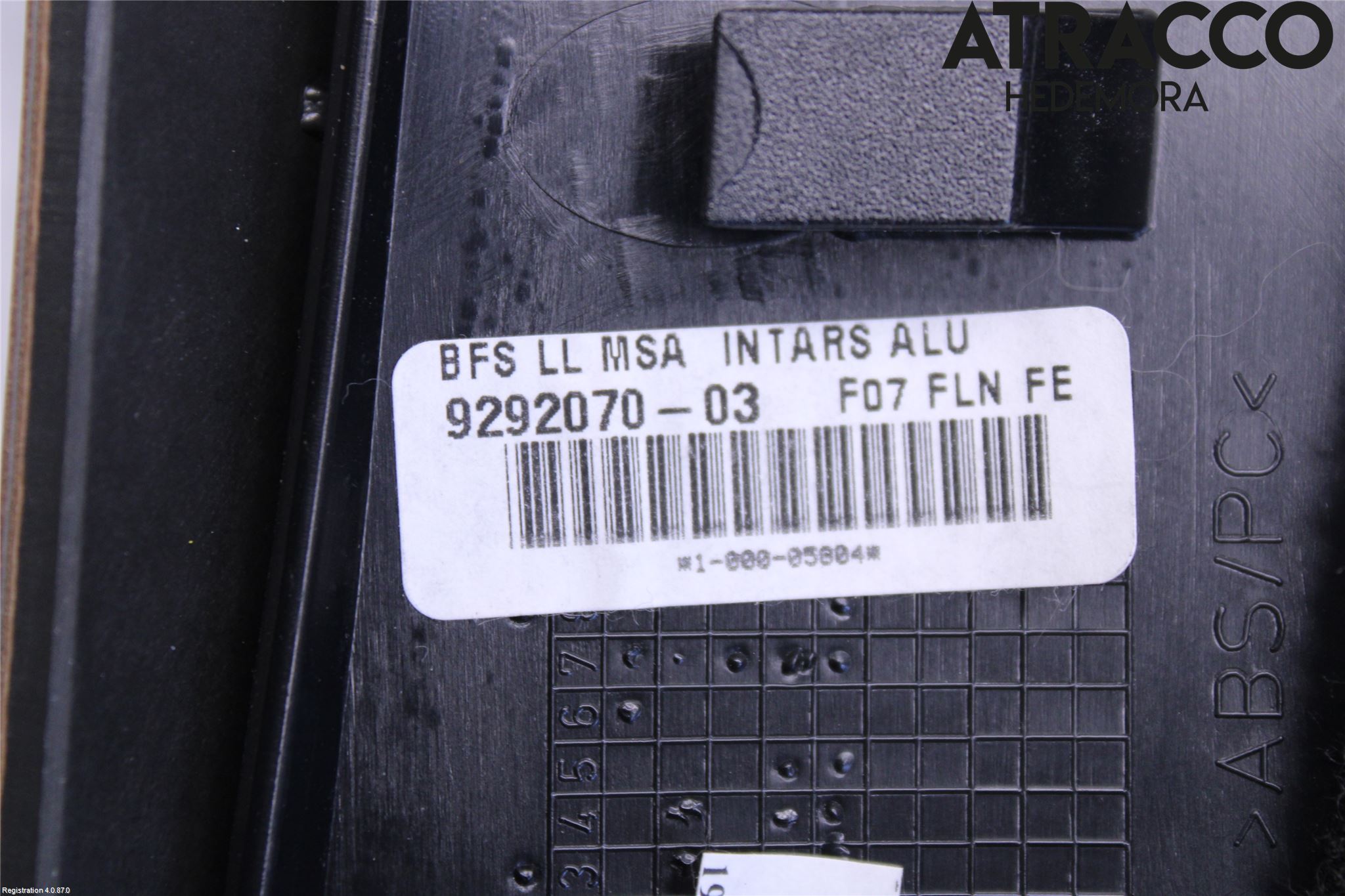 BMW 5 GT F07 09-17 Instrumentbräda Inlägg-Dekorlist