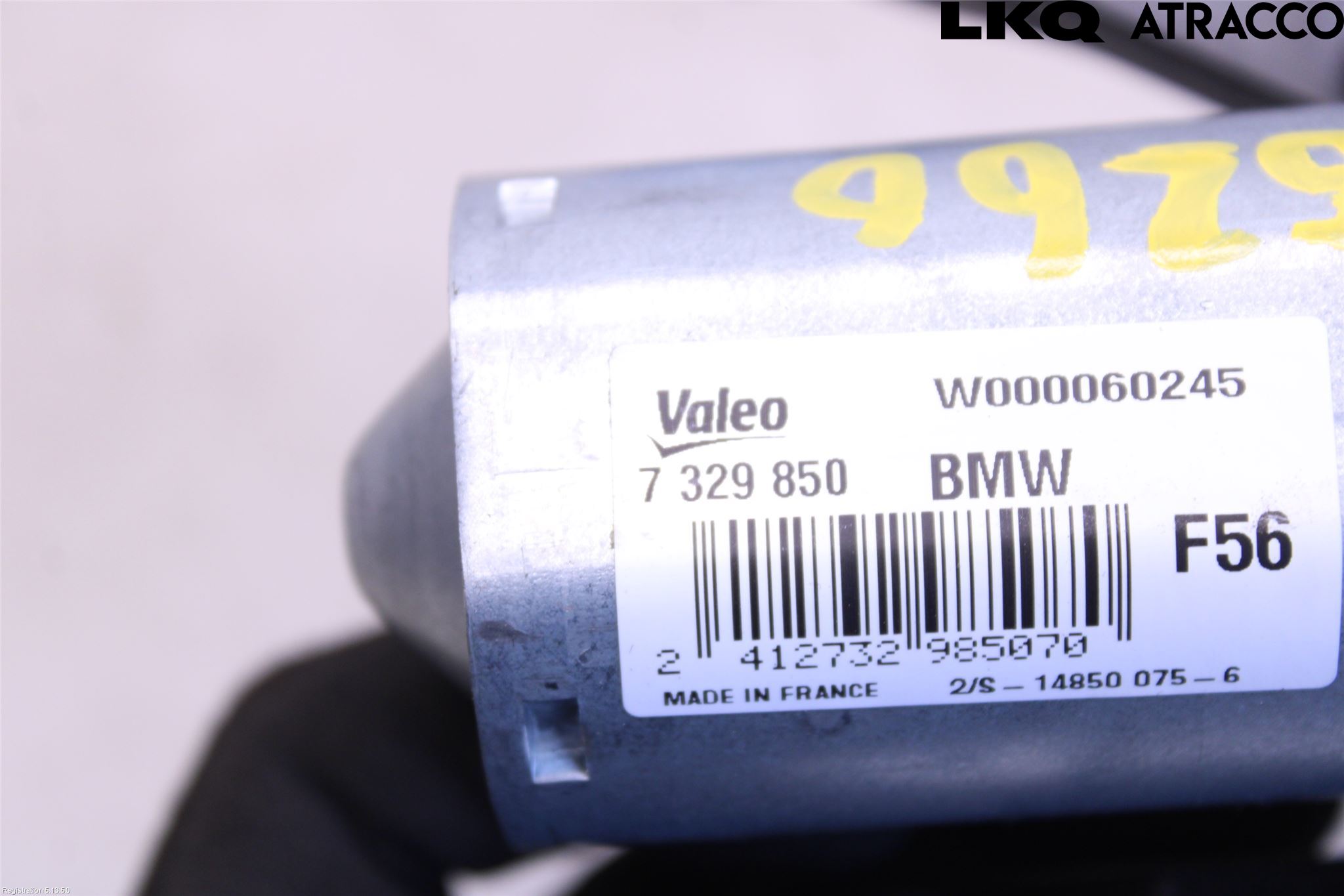 Mini ONE/COOPER 3DR F56 14-24 Torkarmotor Baklucka