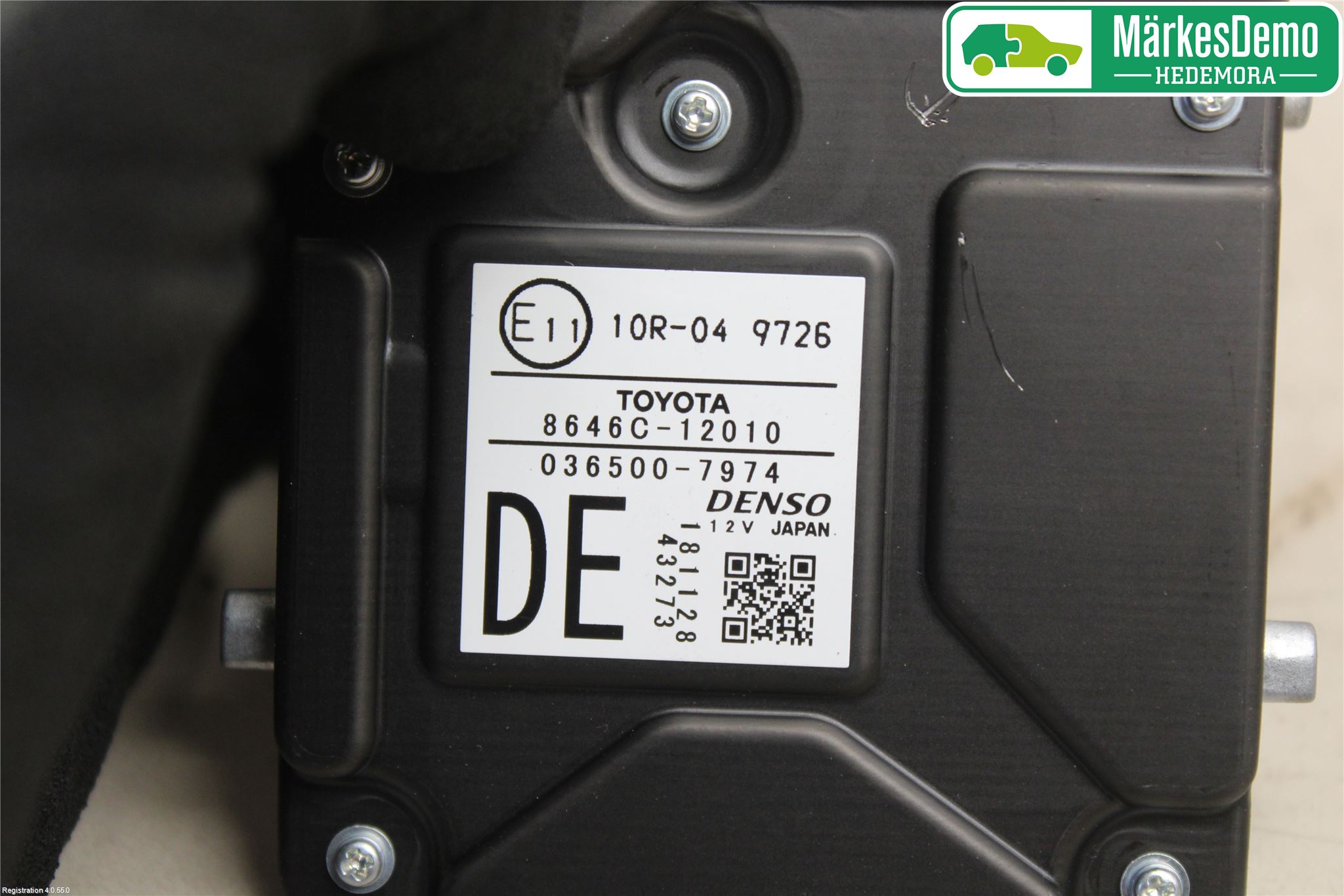 Toyota COROLLA 19- Sensor Aktivt Kollisionsskydd