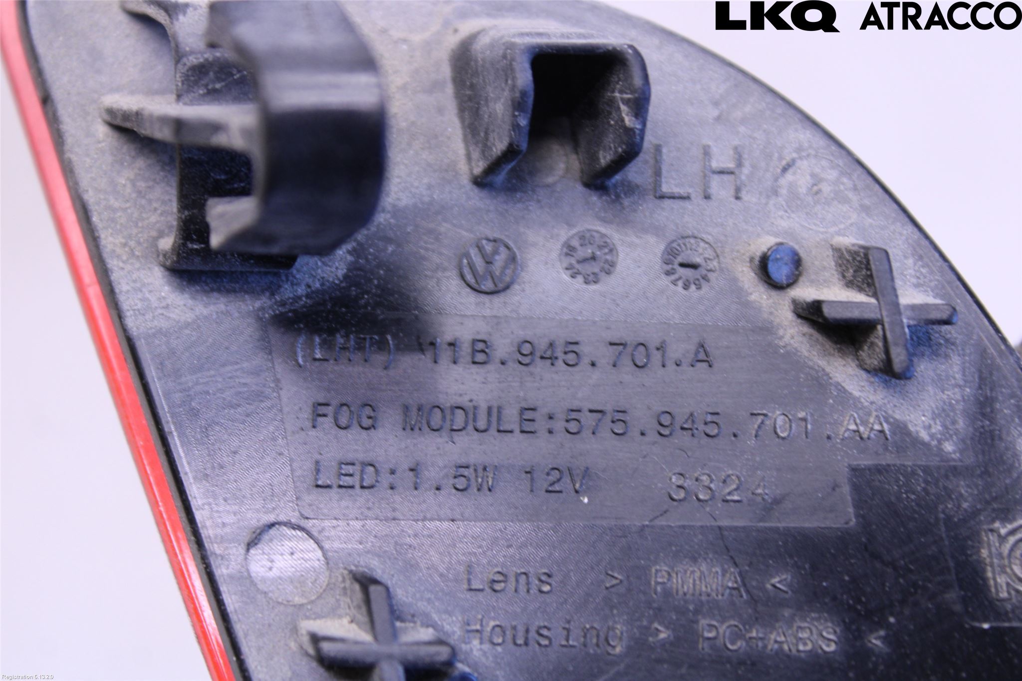 Volkswagen VW ID.4 21- Dimljus/Reflex Bak